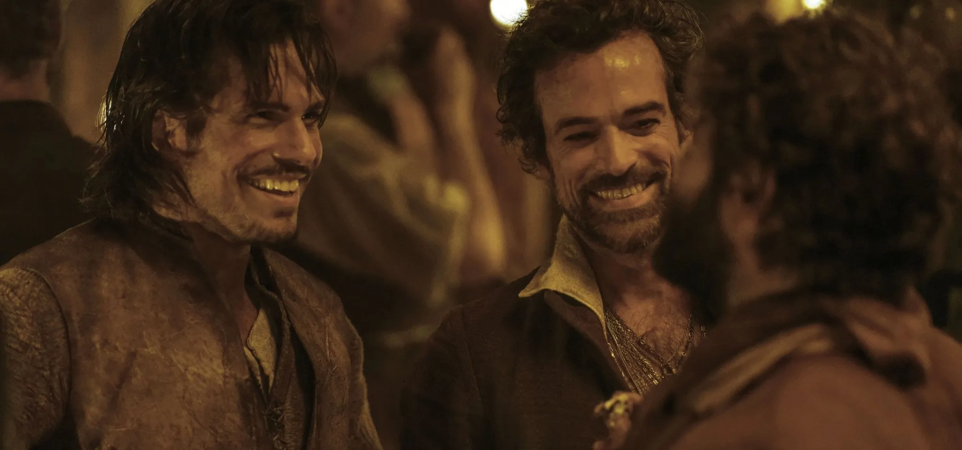 Romain Duris and François Civil in The Three Musketeers - Part I: D'Artagnan (2023)