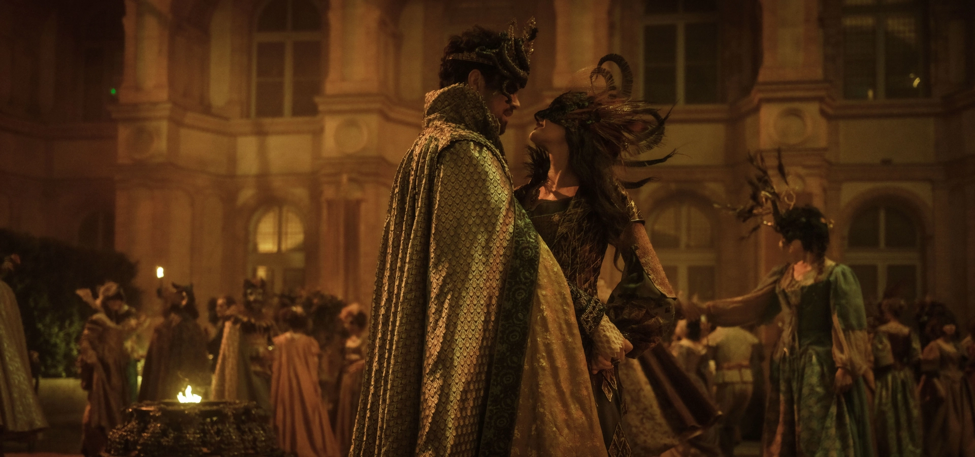 Eva Green and Jacob Fortune-Lloyd in The Three Musketeers - Part I: D'Artagnan (2023)