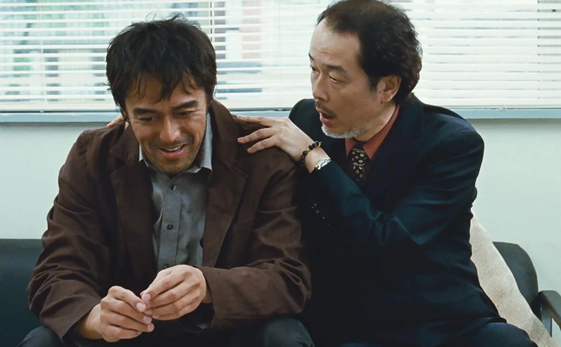 Hiroshi Abe and Lily Franky in After the Storm (2016)