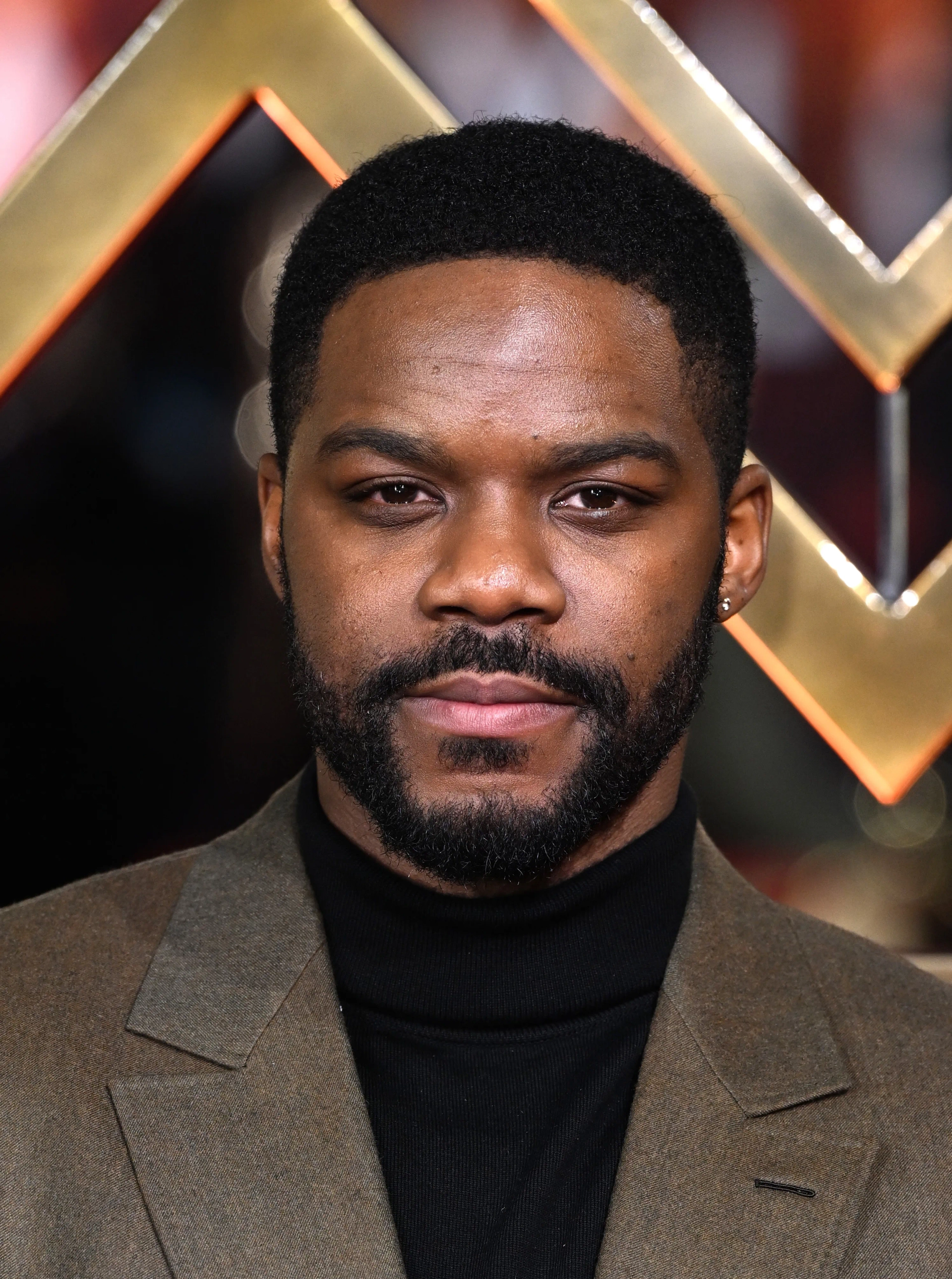 Jovan Adepo at an event for Babylon (2022)