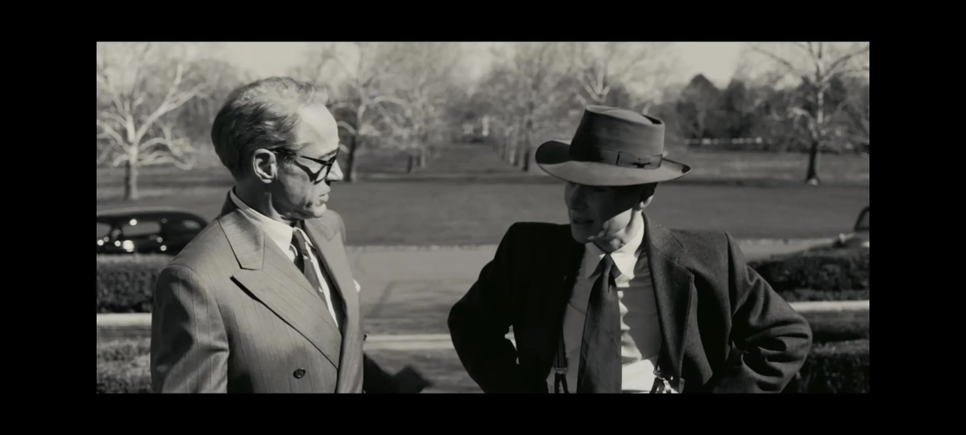 Robert Downey Jr. and Cillian Murphy in Oppenheimer (2023)