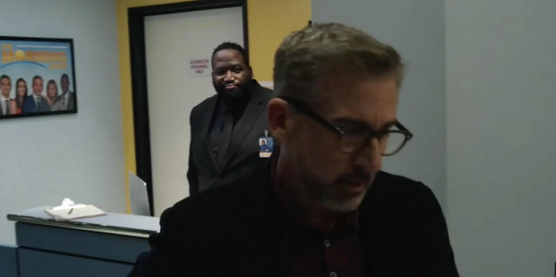 Steve Carell and Sean Alexander James in The Morning Show (2019)