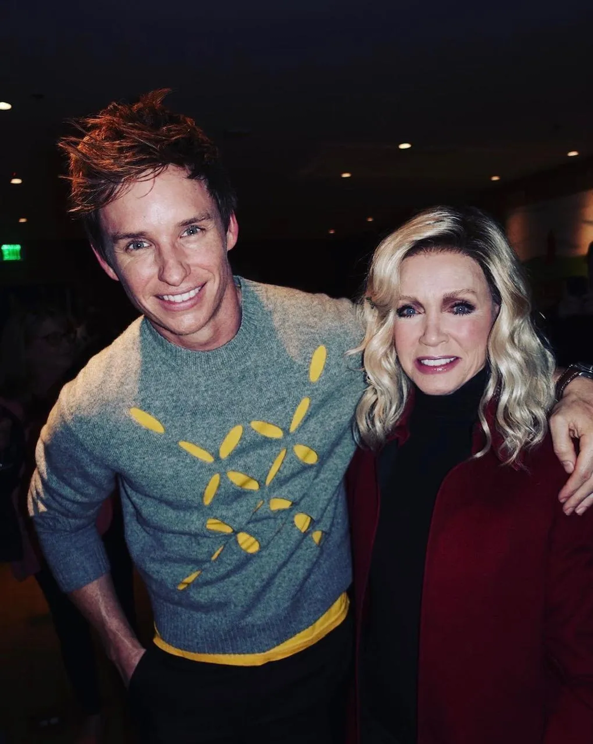 Donna Mills and Eddie Redmayne in The Good Nurse (2022)