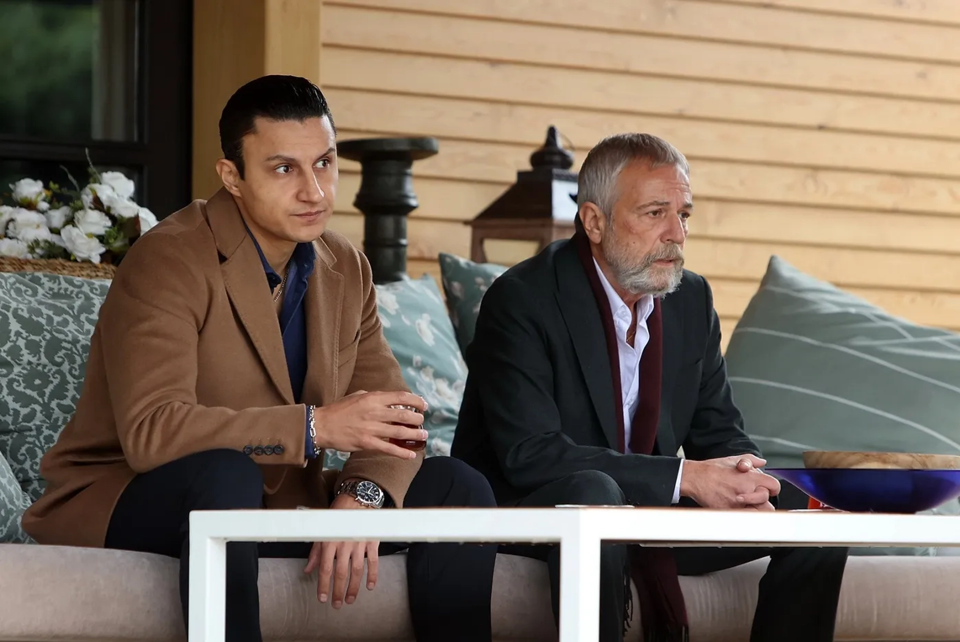 Musa Uzunlar and Alper Çankaya in The Family (2023)