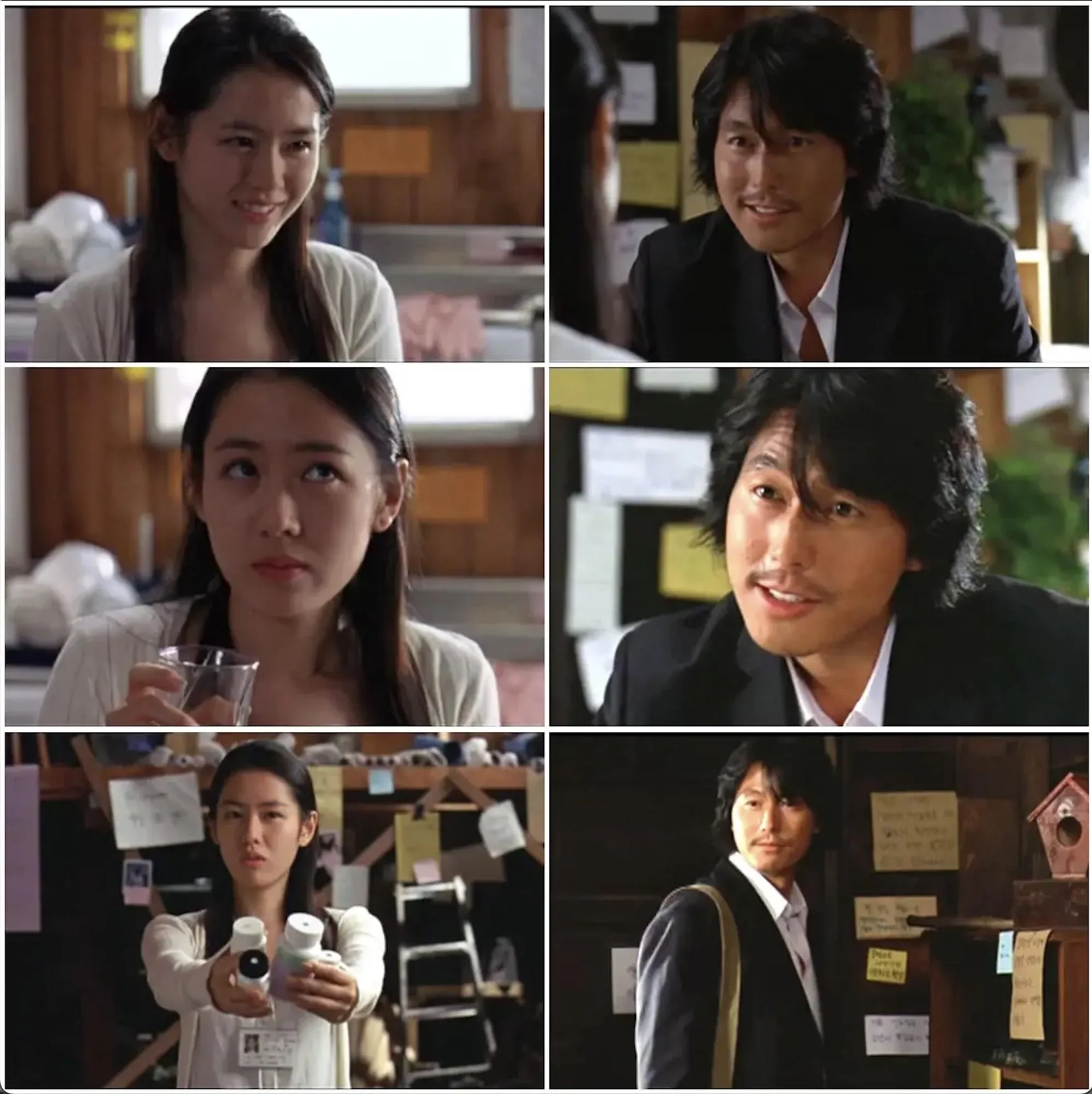 Jung Woo-sung and Son Ye-jin in A Moment to Remember (2004)