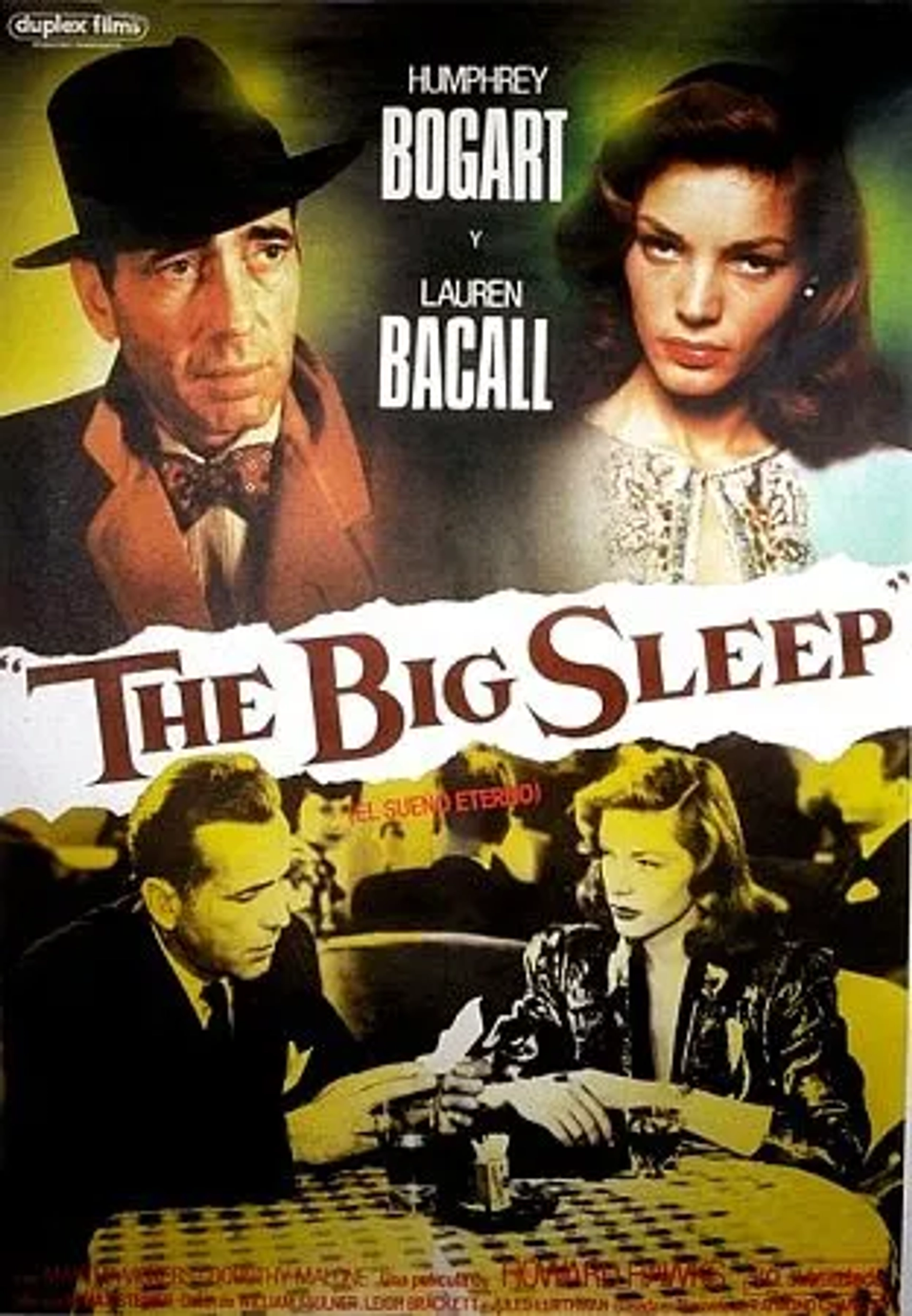 "The Big Sleep" Humphrey Bogart and Lauren Bacall 1946 Warner Bros.