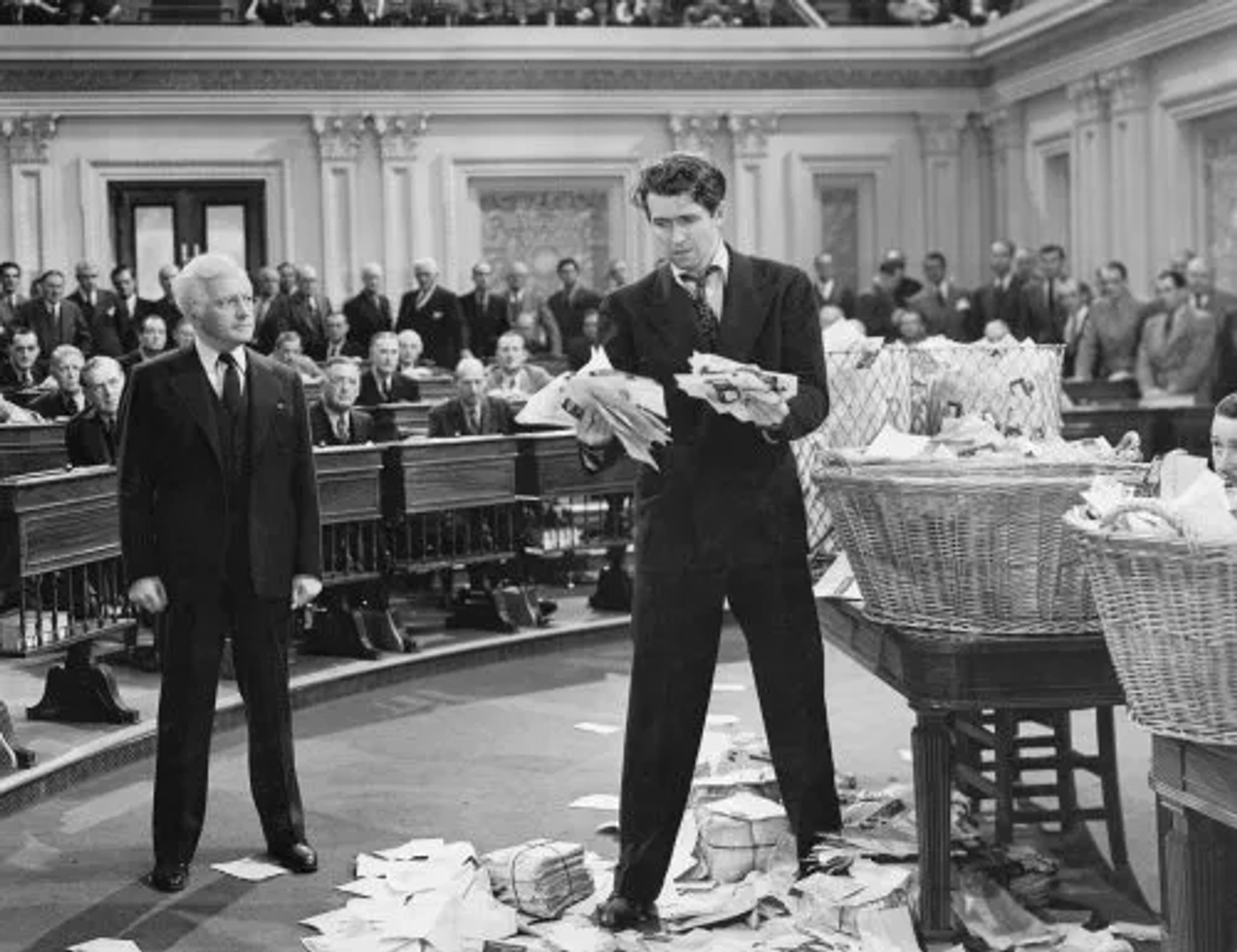 "Mr. Smith Goes to Washington" Claude Rains, James Stewart 1939 Columbia