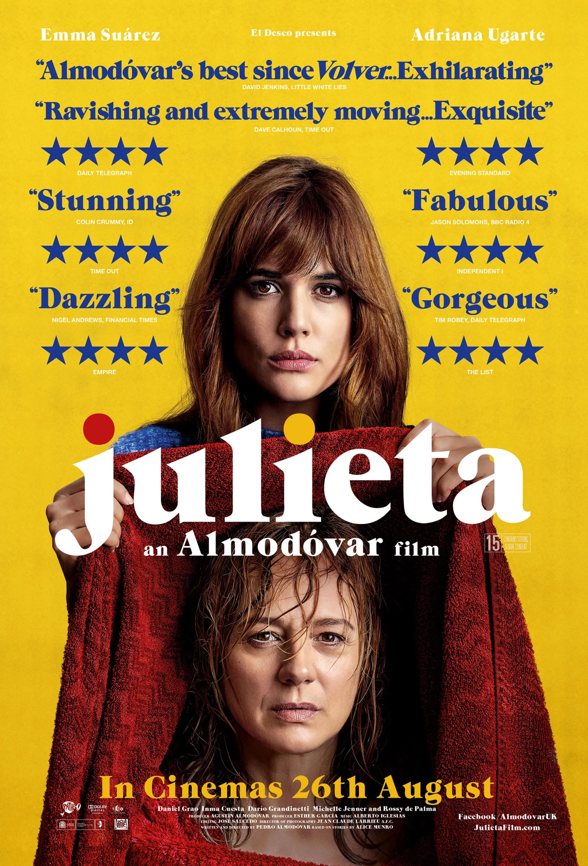 Emma Suárez and Adriana Ugarte in Julieta (2016)