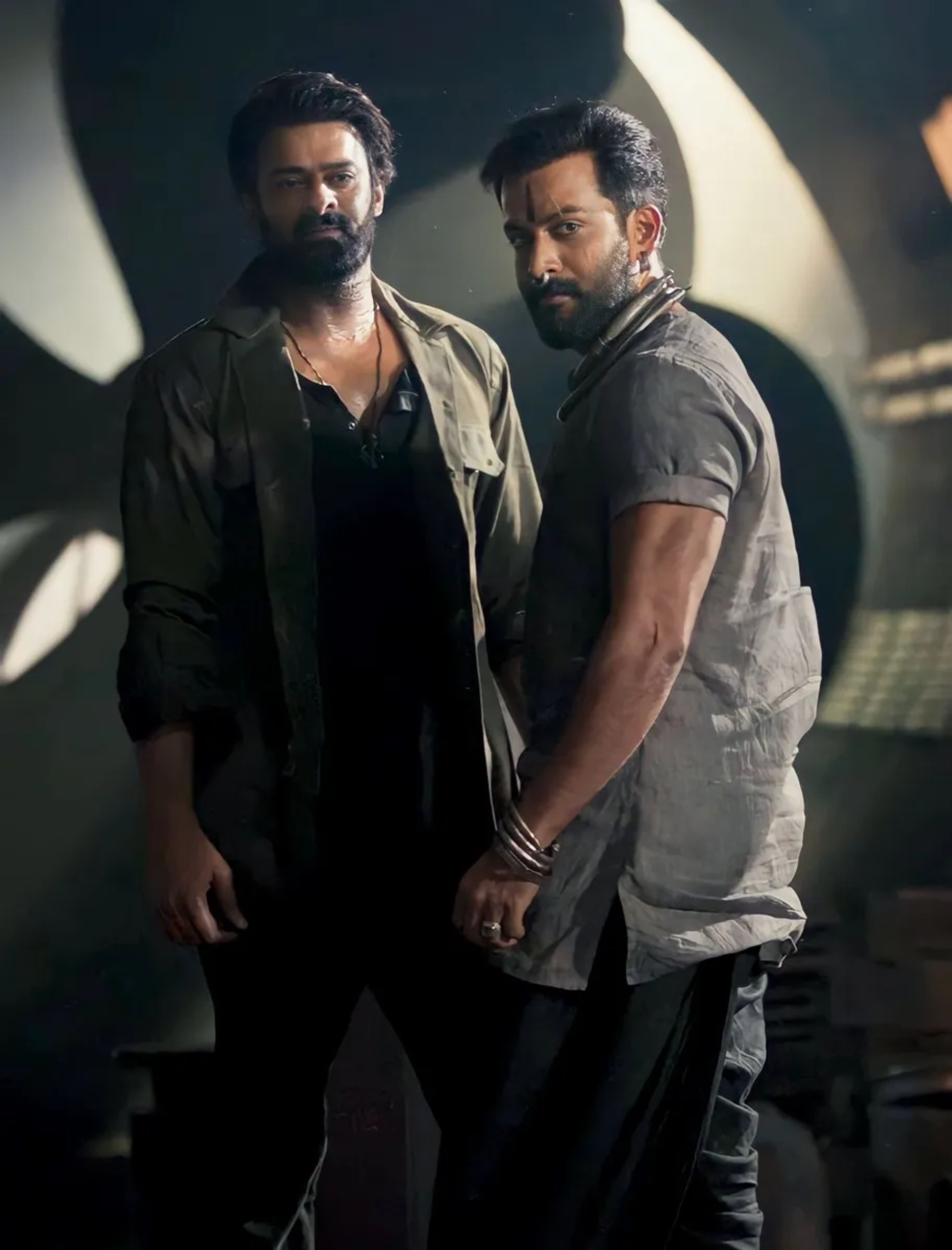 Prithviraj Sukumaran and Prabhas in Salaar (2023)