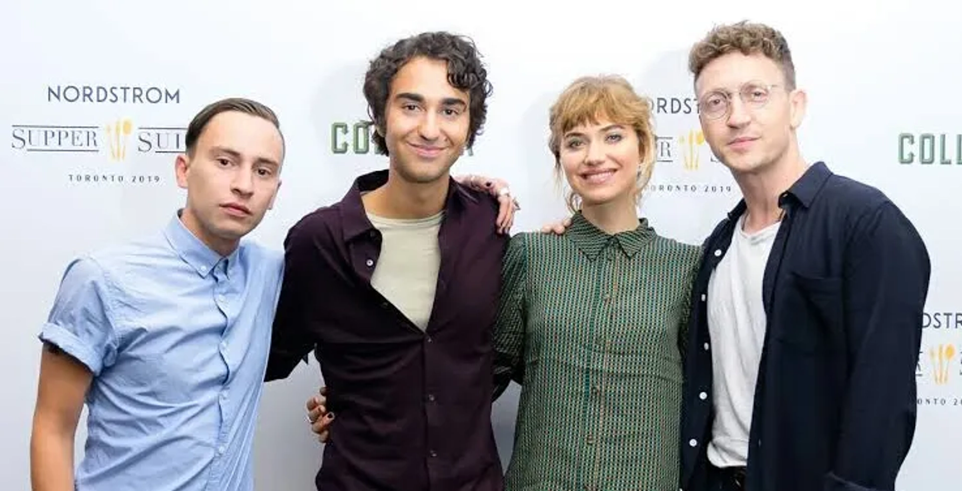 Keir Gilchrist, Imogen Poots, and Alex Wolff at an event for Castle in the Ground (2019)