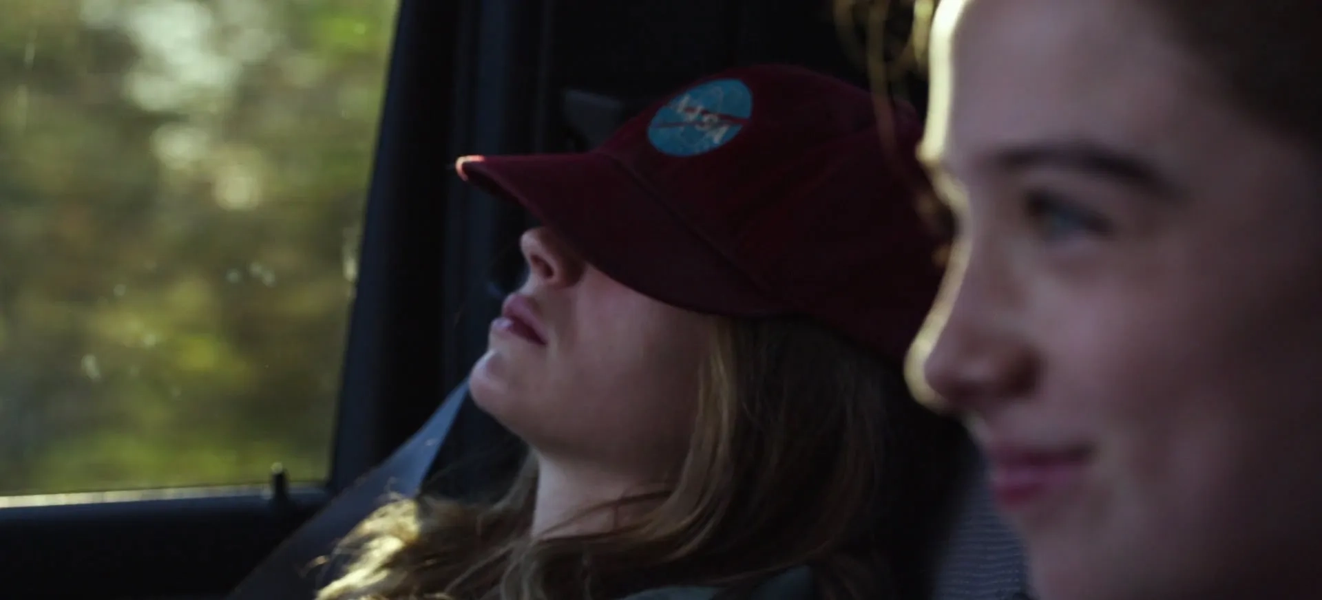 Britt Robertson and Raffey Cassidy in Tomorrowland (2015)