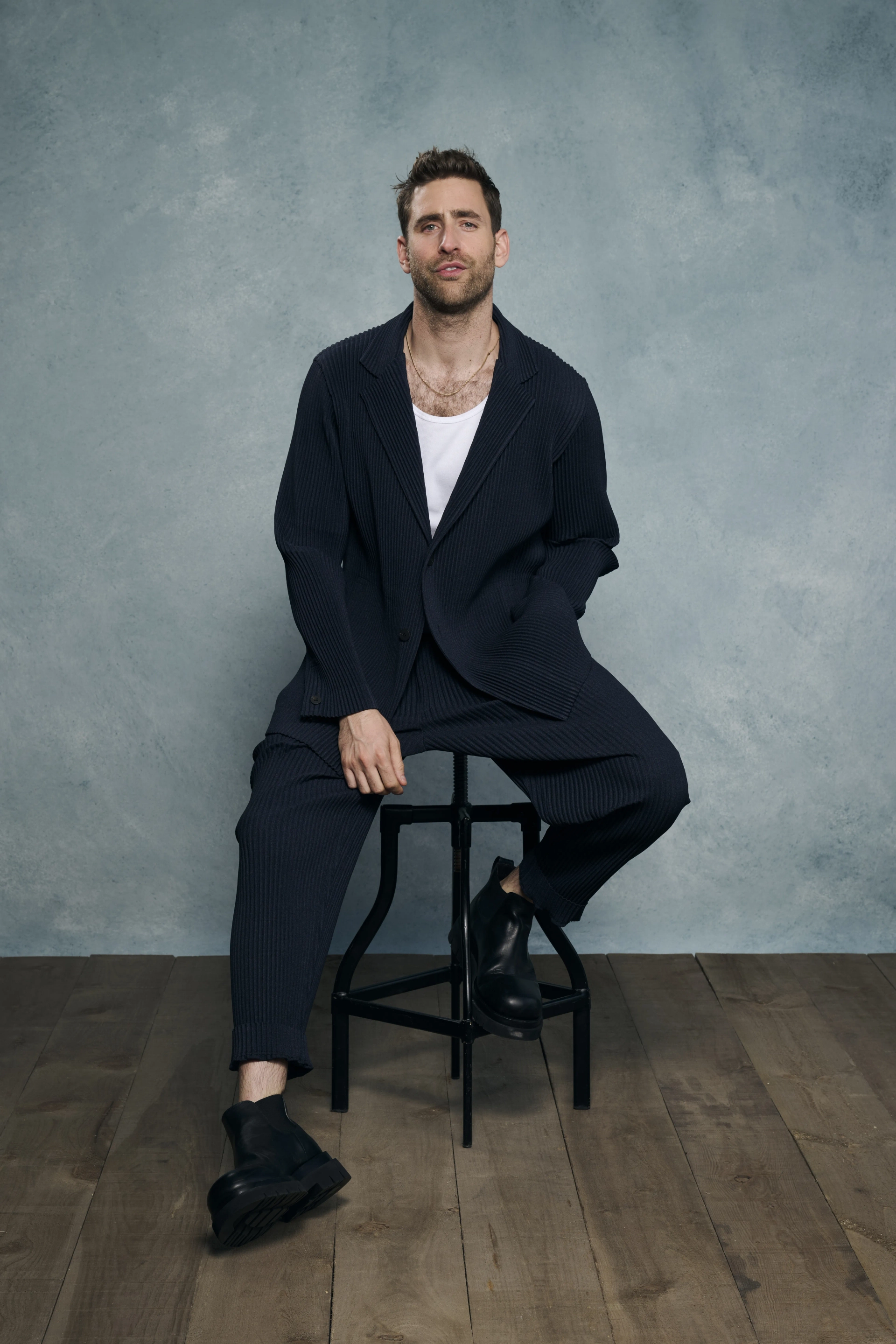 Oliver Jackson-Cohen at an event for Emily (2022)