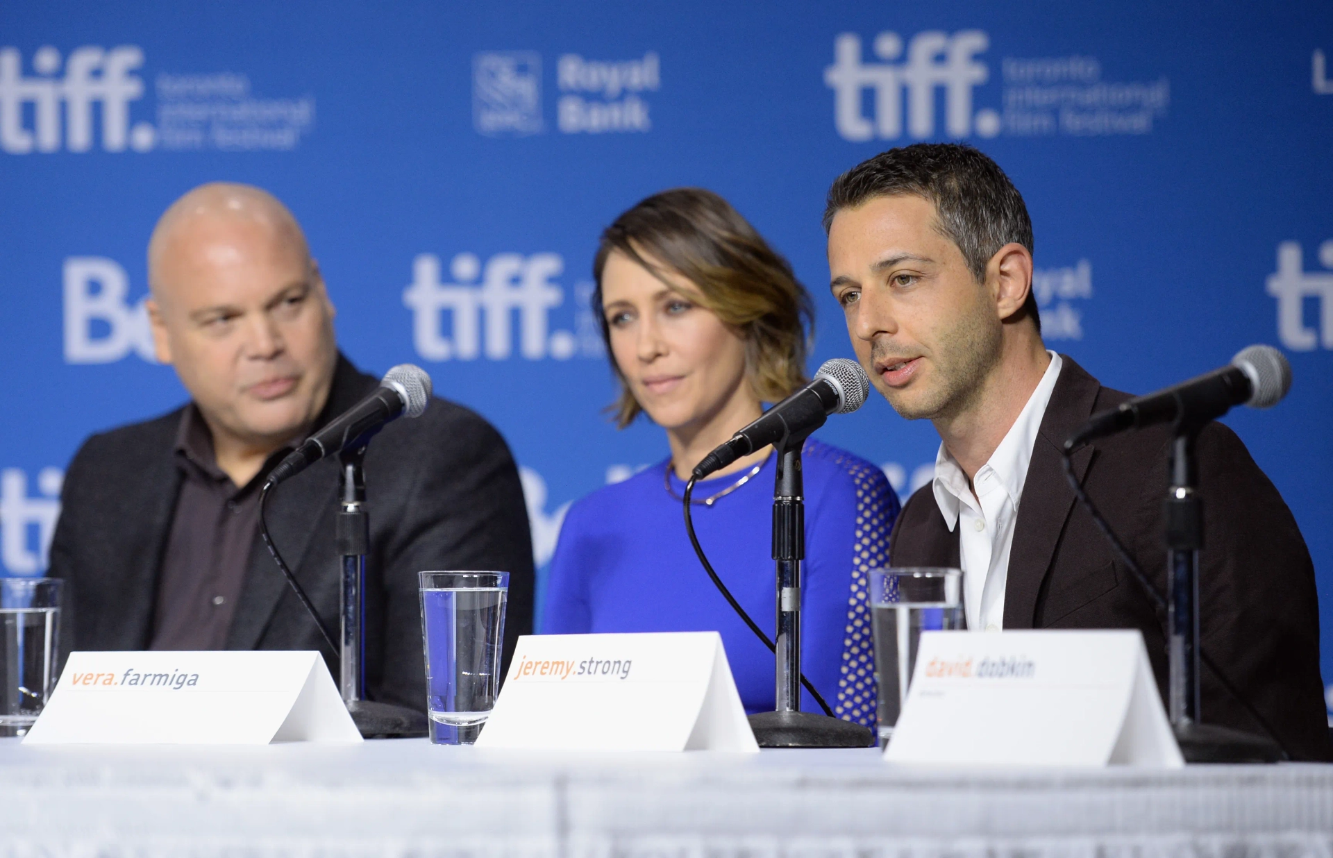 Vincent D'Onofrio, Vera Farmiga, and Jeremy Strong at an event for The Judge (2014)