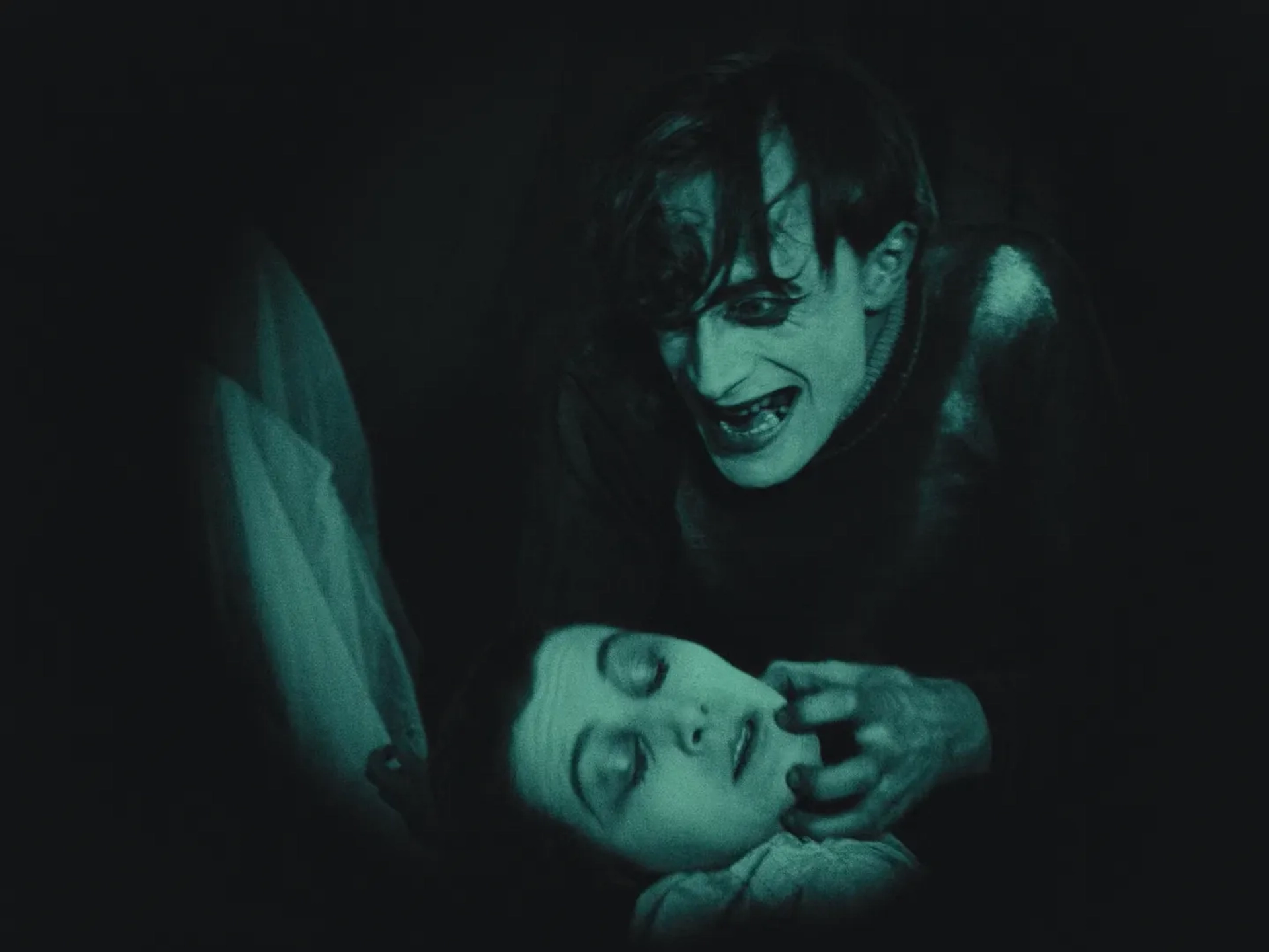 Lil Dagover and Conrad Veidt in The Cabinet of Dr. Caligari (1920)