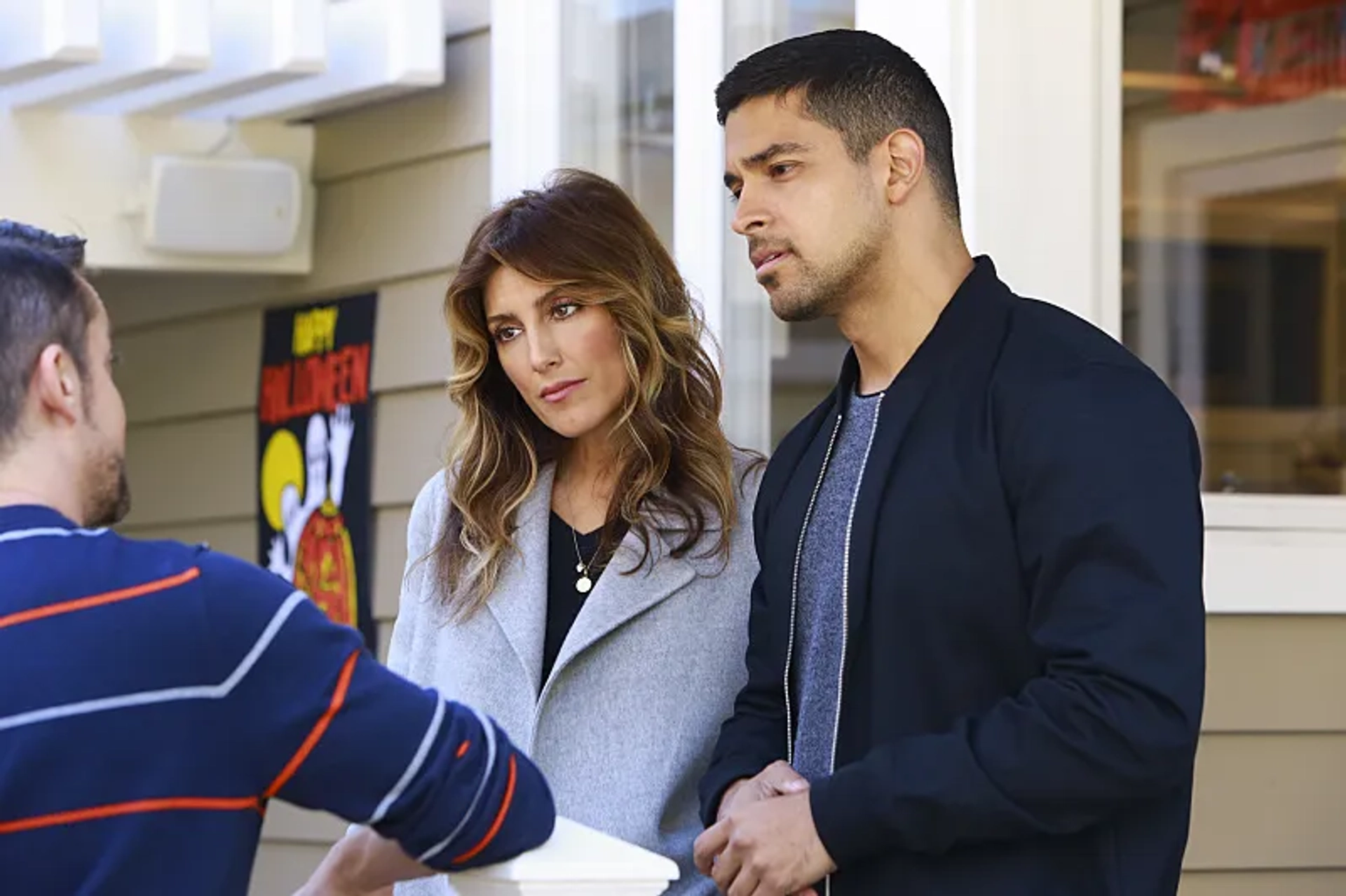 Wilmer Valderrama and Jennifer Esposito in NCIS (2003)