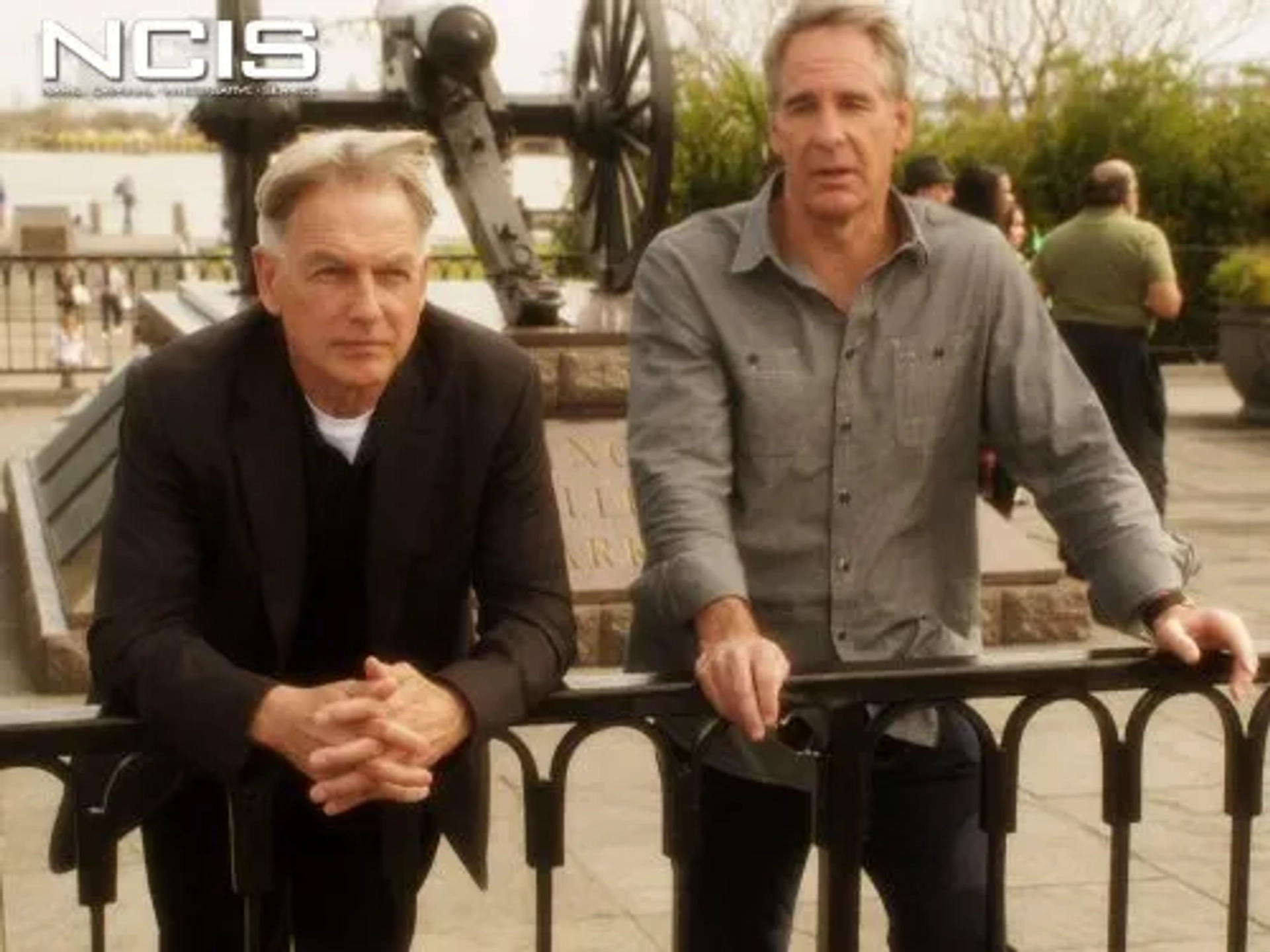 Scott Bakula and Mark Harmon in NCIS (2003)