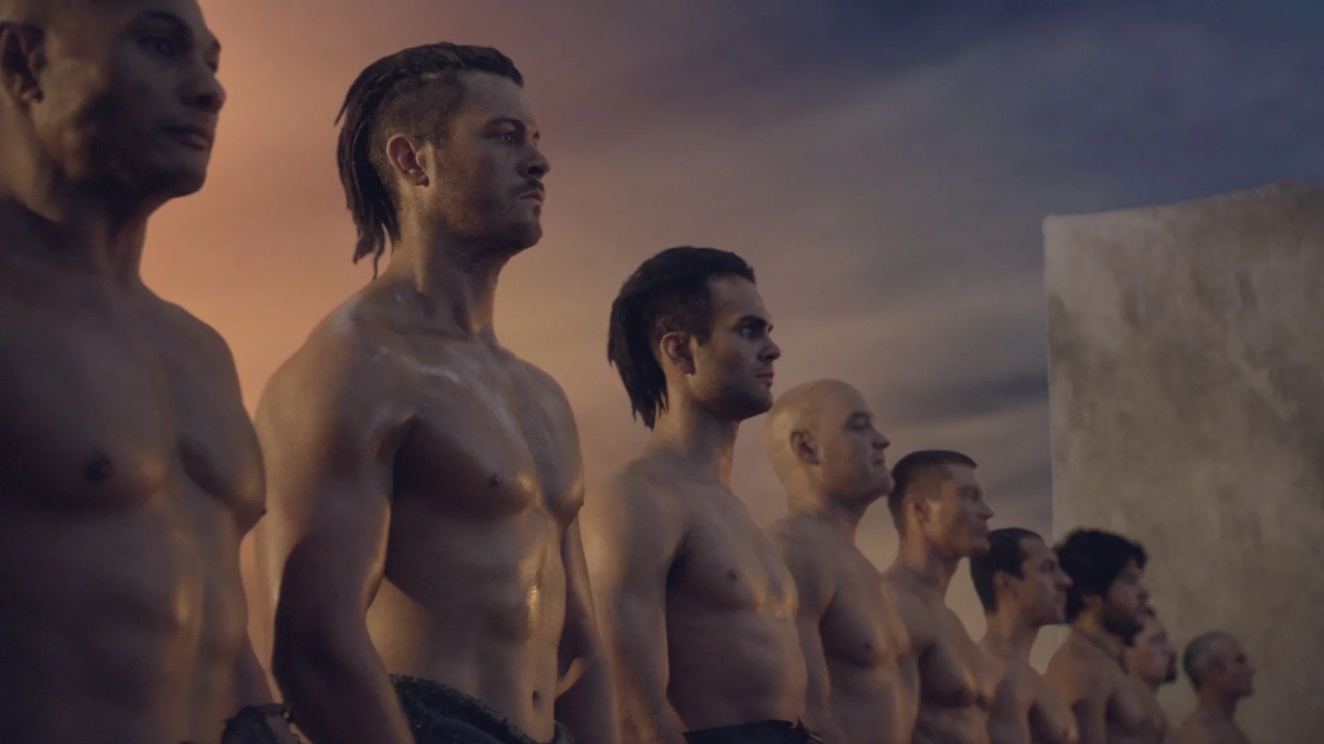 Andrew Stehlin, Daniel Feuerriegel, and Ande Cunningham in Spartacus (2010)