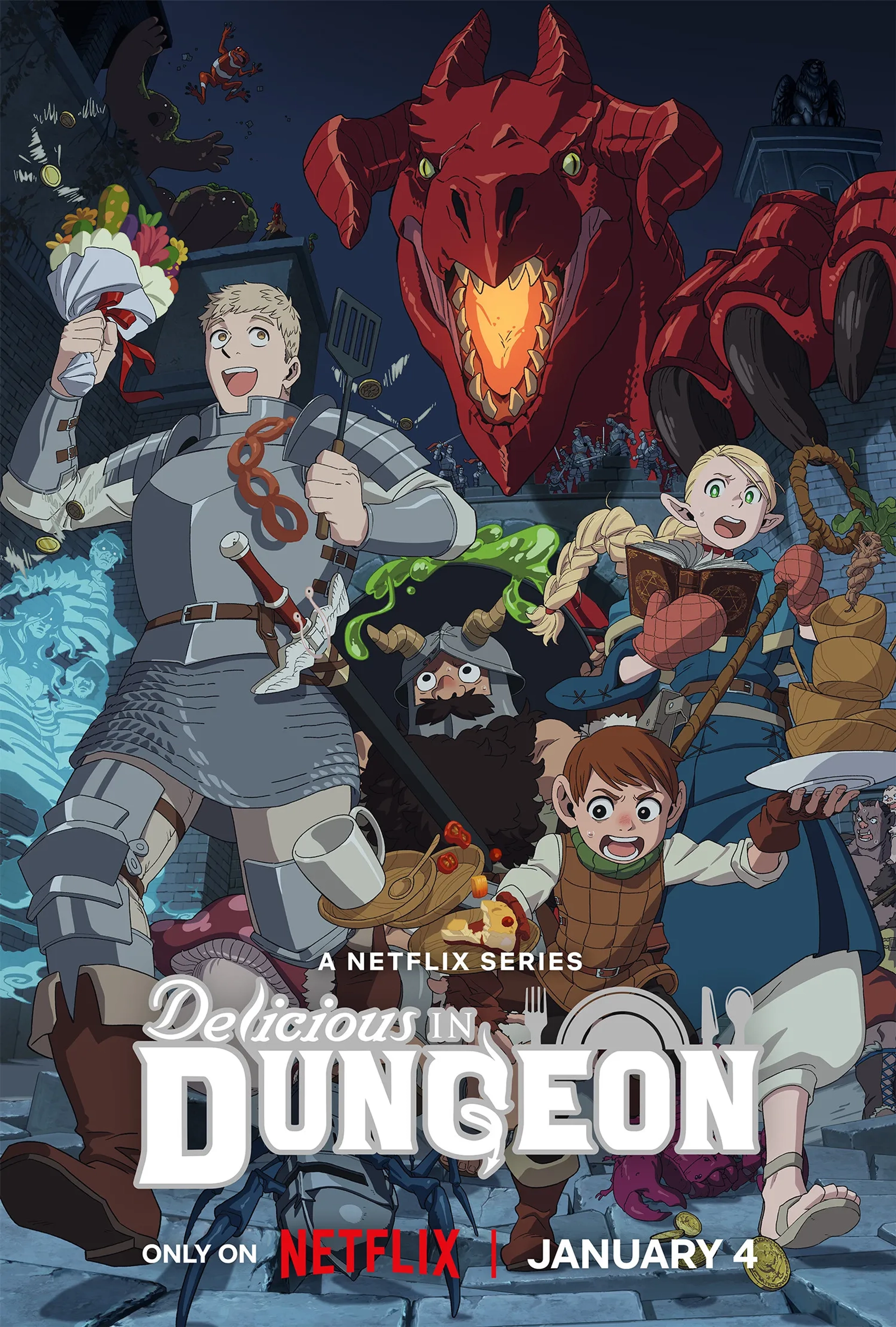  انیمه غذای دخمه (Delicious in Dungeon 2023)