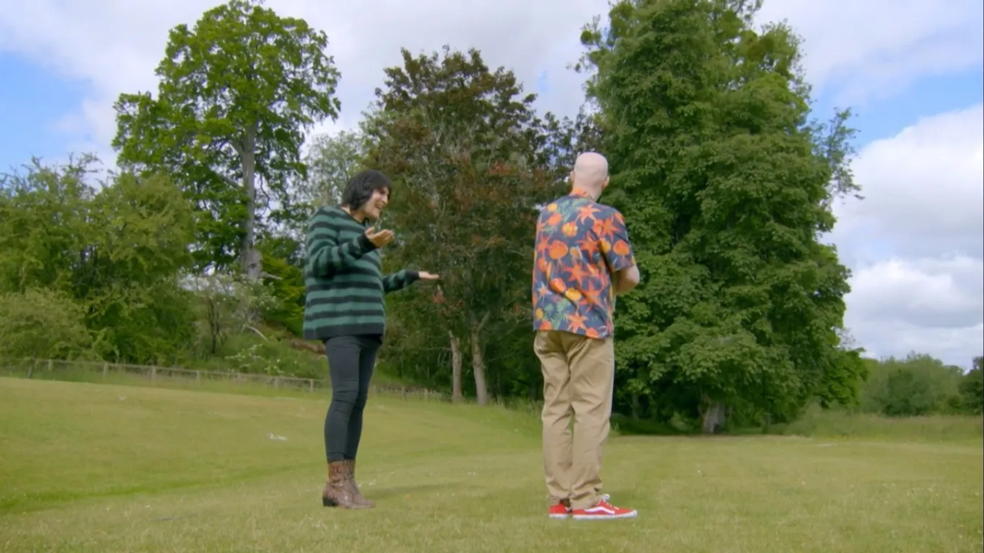 Noel Fielding and Matt Lucas in The Great British Baking Show (2010)