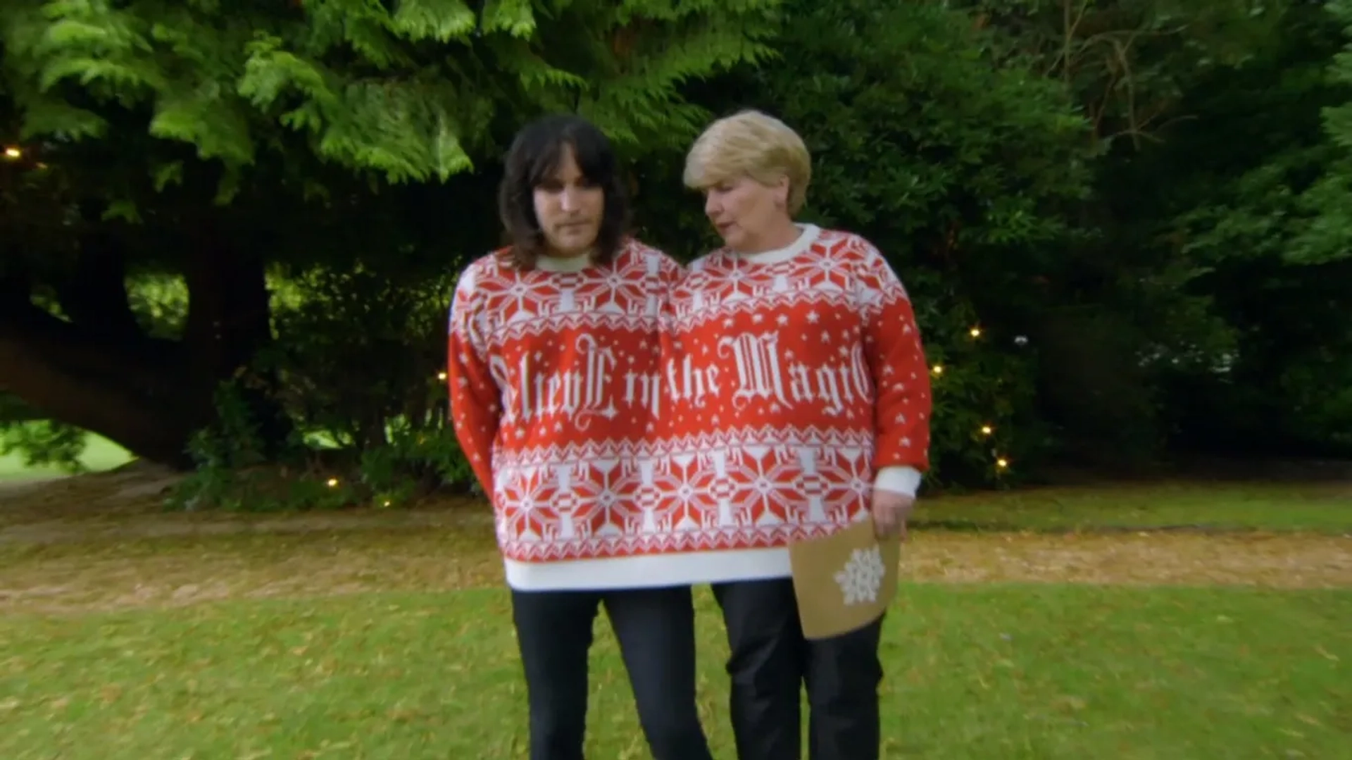 Noel Fielding and Sandi Toksvig in The Great British Baking Show (2010)