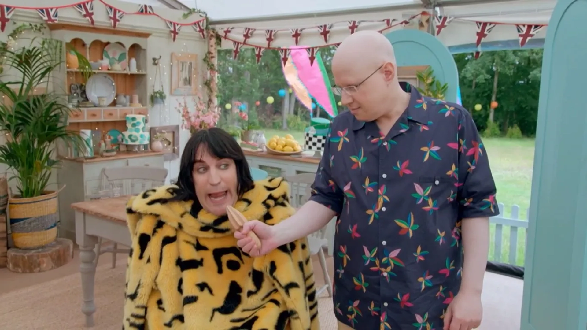 Noel Fielding and Matt Lucas in The Great British Baking Show: The Final (2021)