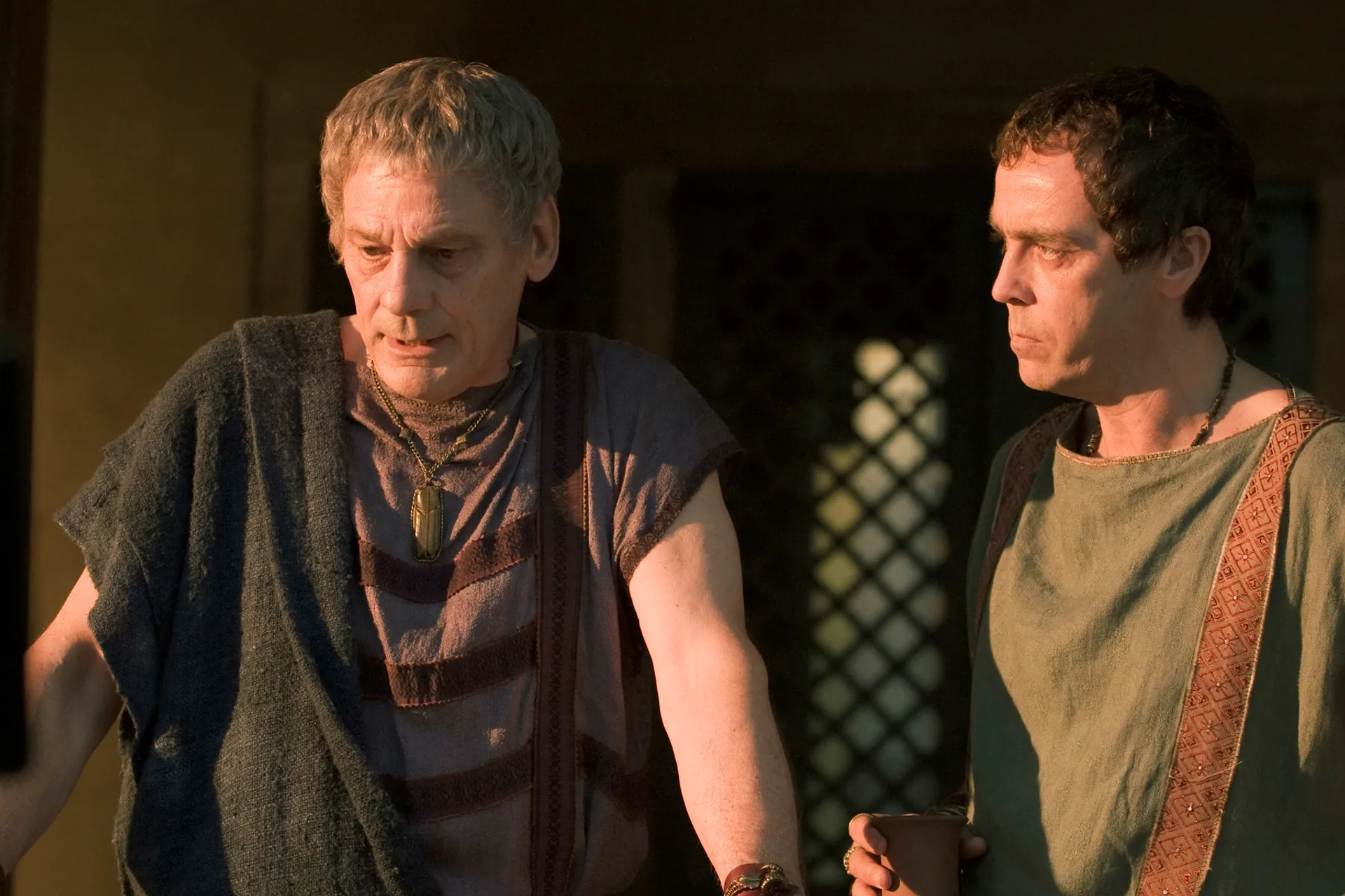 John Hannah and Jeffrey Thomas in Spartacus: Gods of the Arena (2011)