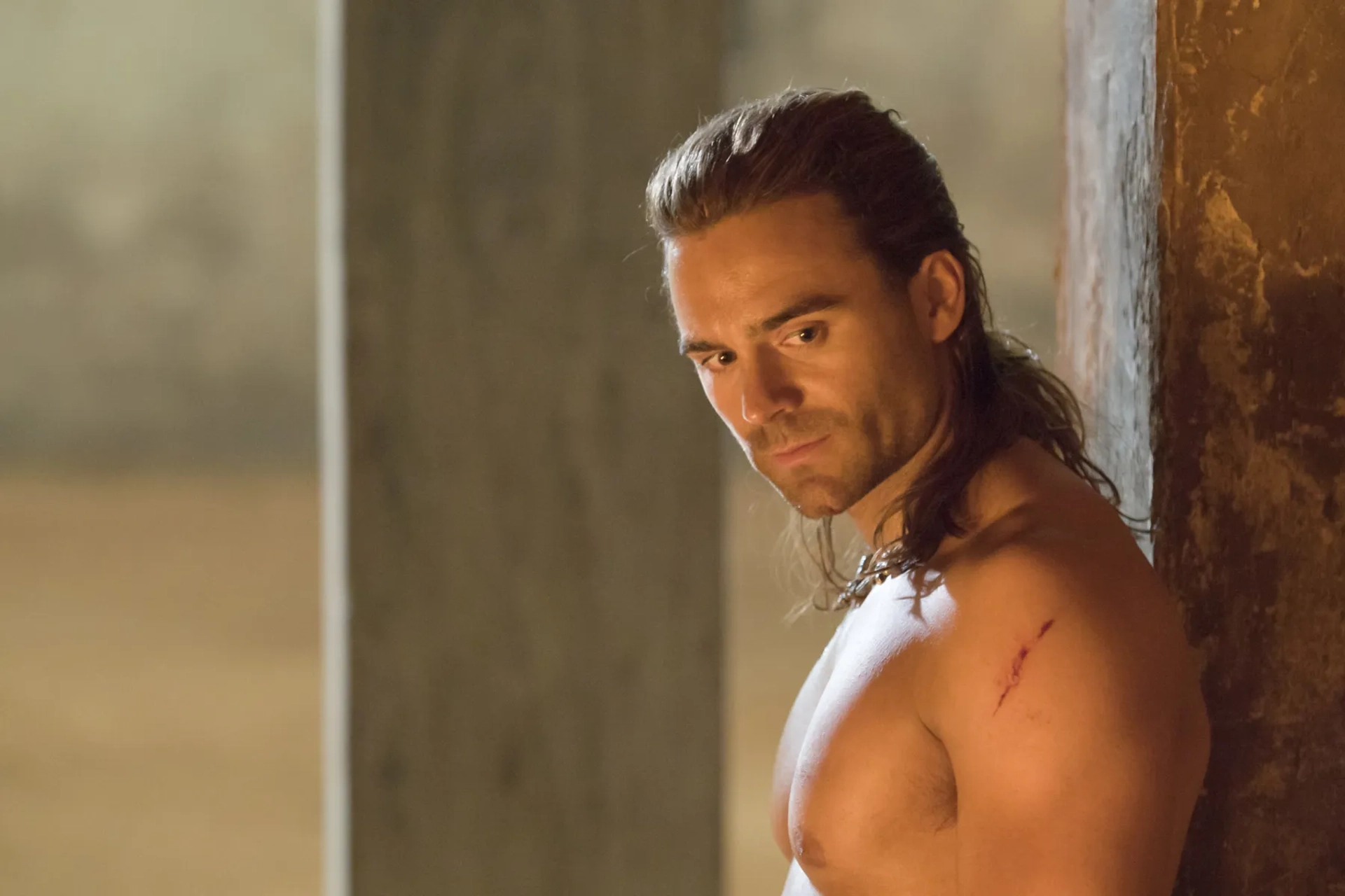 Dustin Clare in Spartacus: Gods of the Arena (2011)