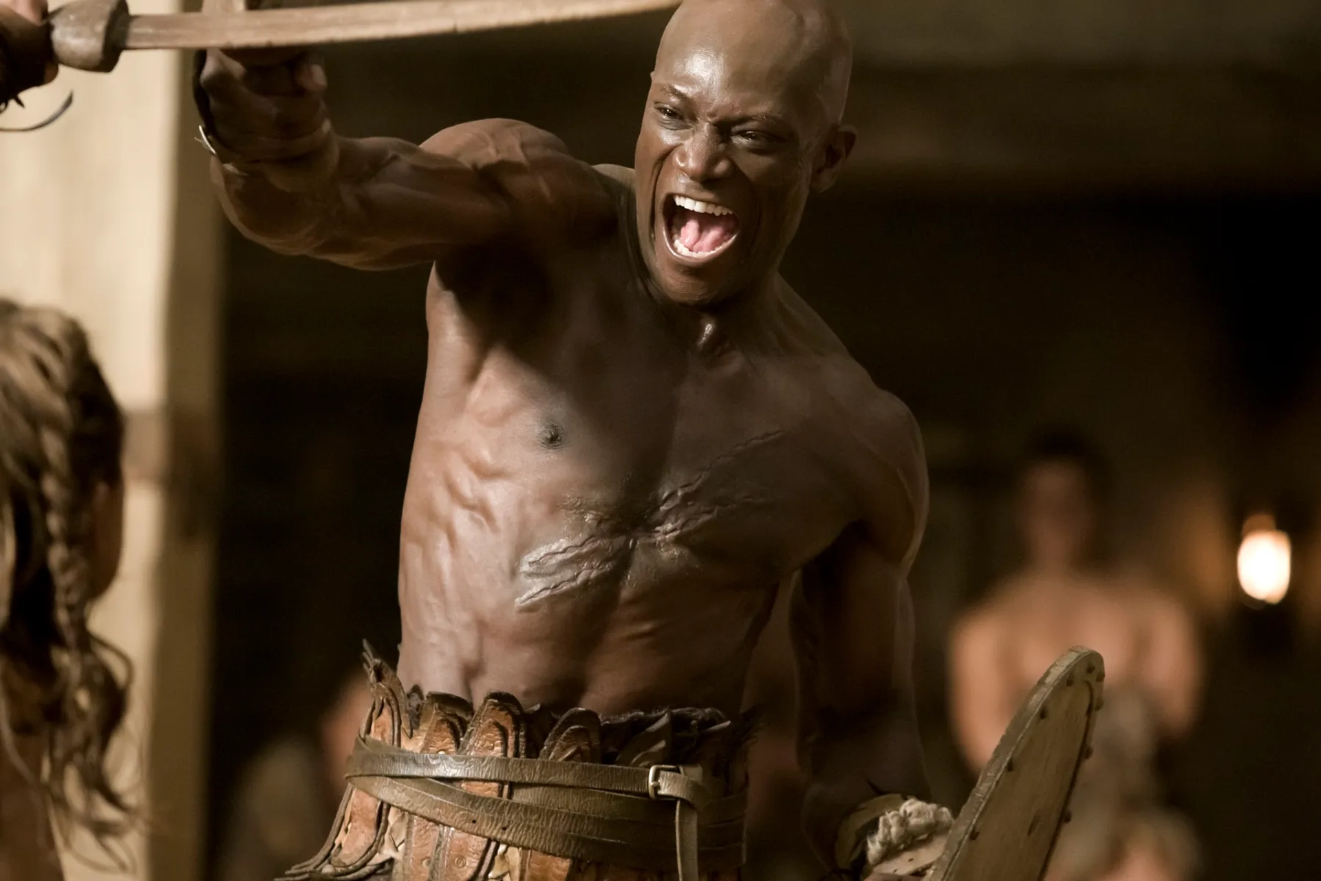 Peter Mensah in Spartacus: Gods of the Arena (2011)