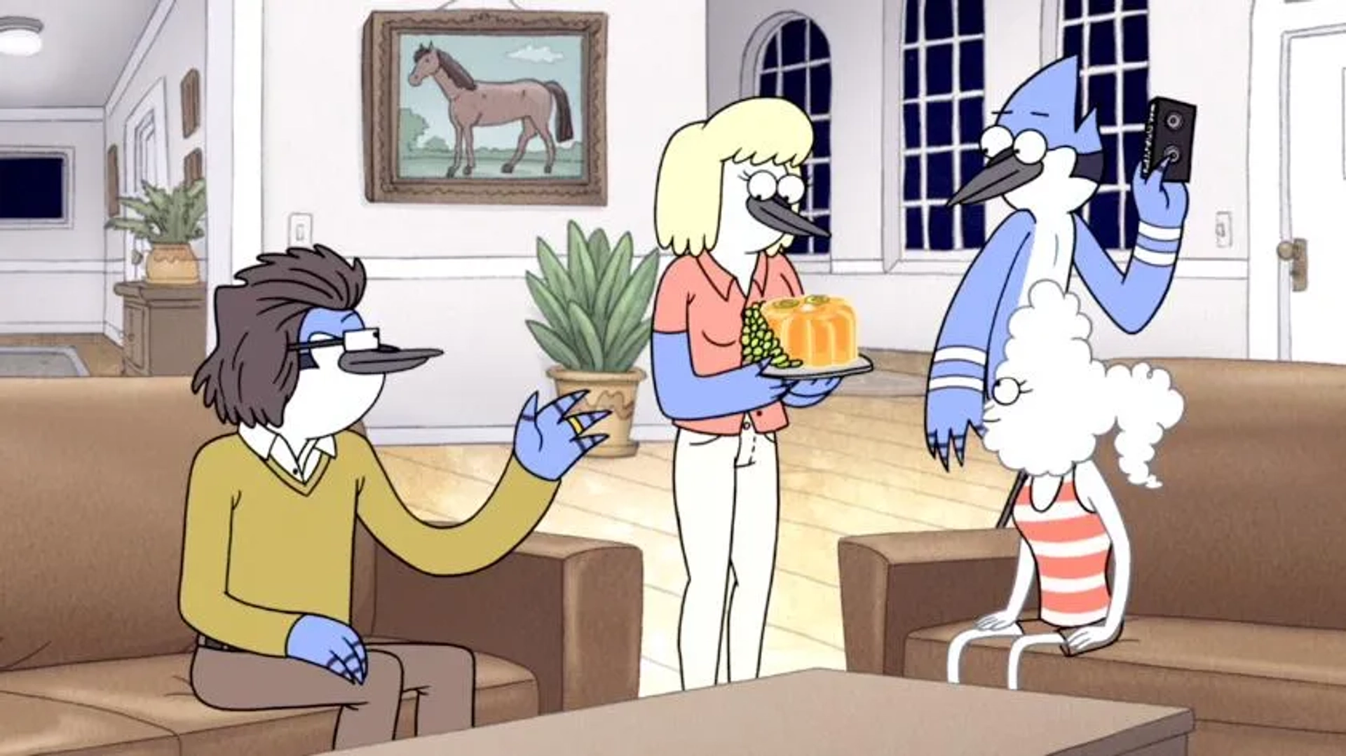 Linda Cardellini and J.G. Quintel in Regular Show (2010)