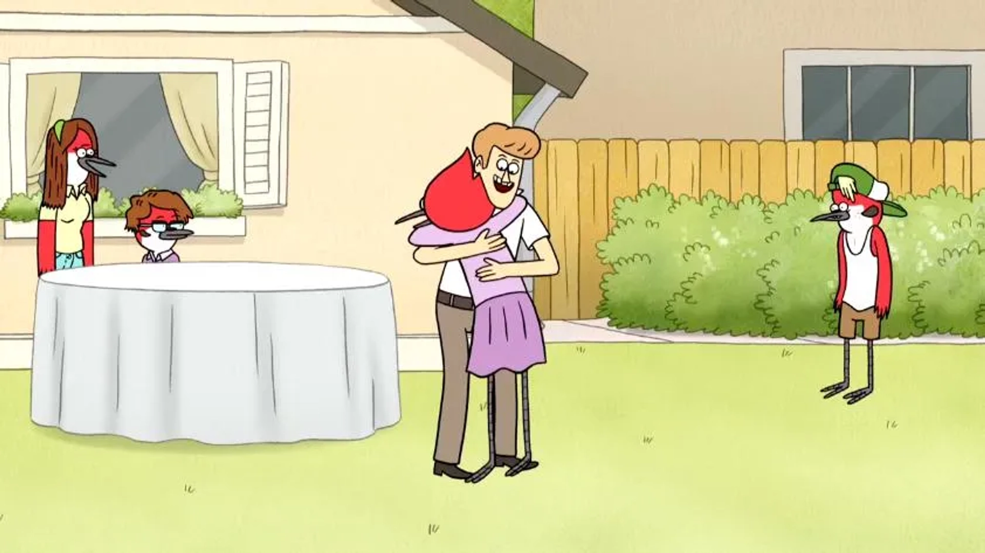 Rich Sommer and Janie Haddad Tompkins in Regular Show (2010)