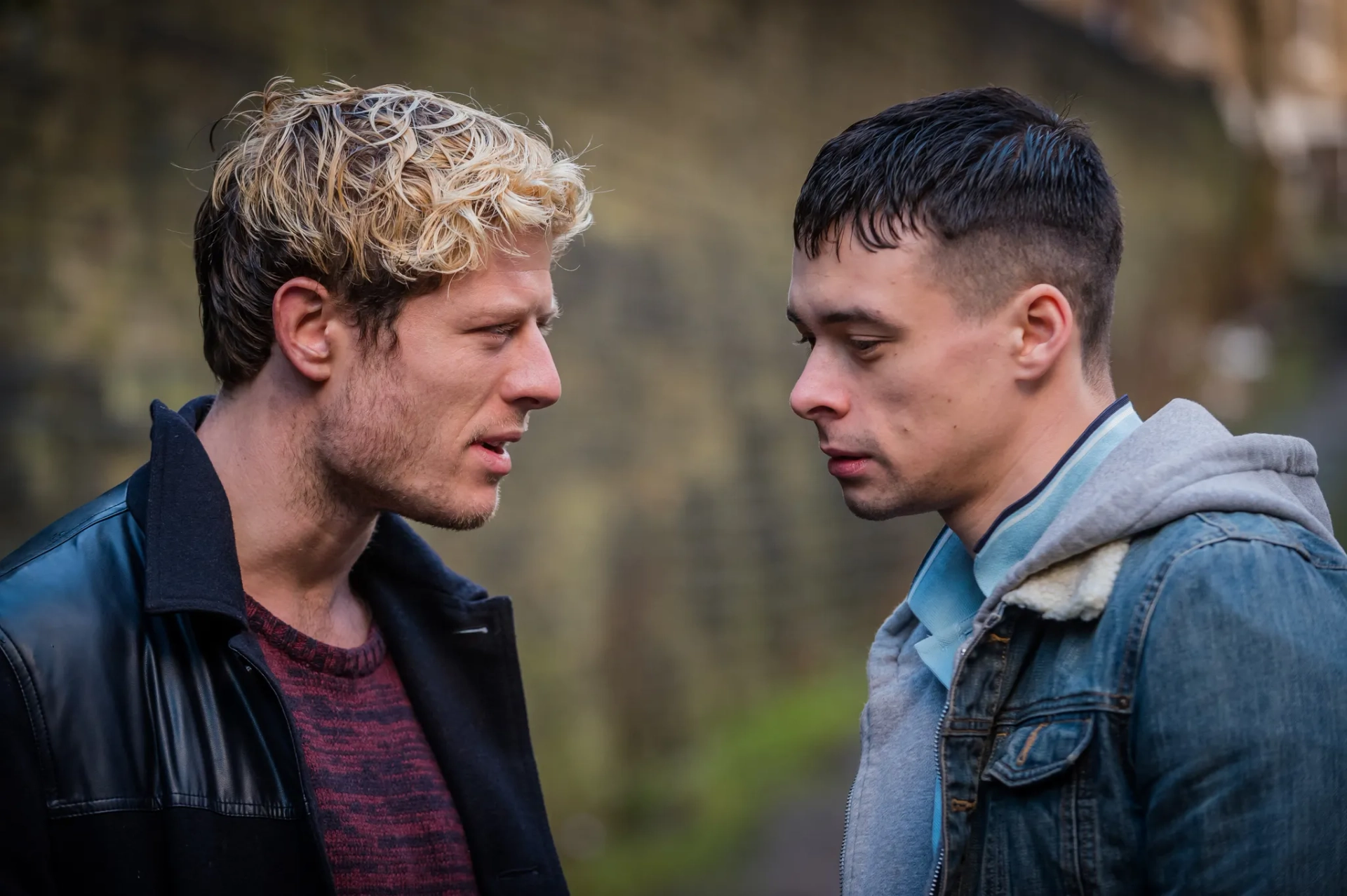 Adam Long and James Norton in Happy Valley (2014)