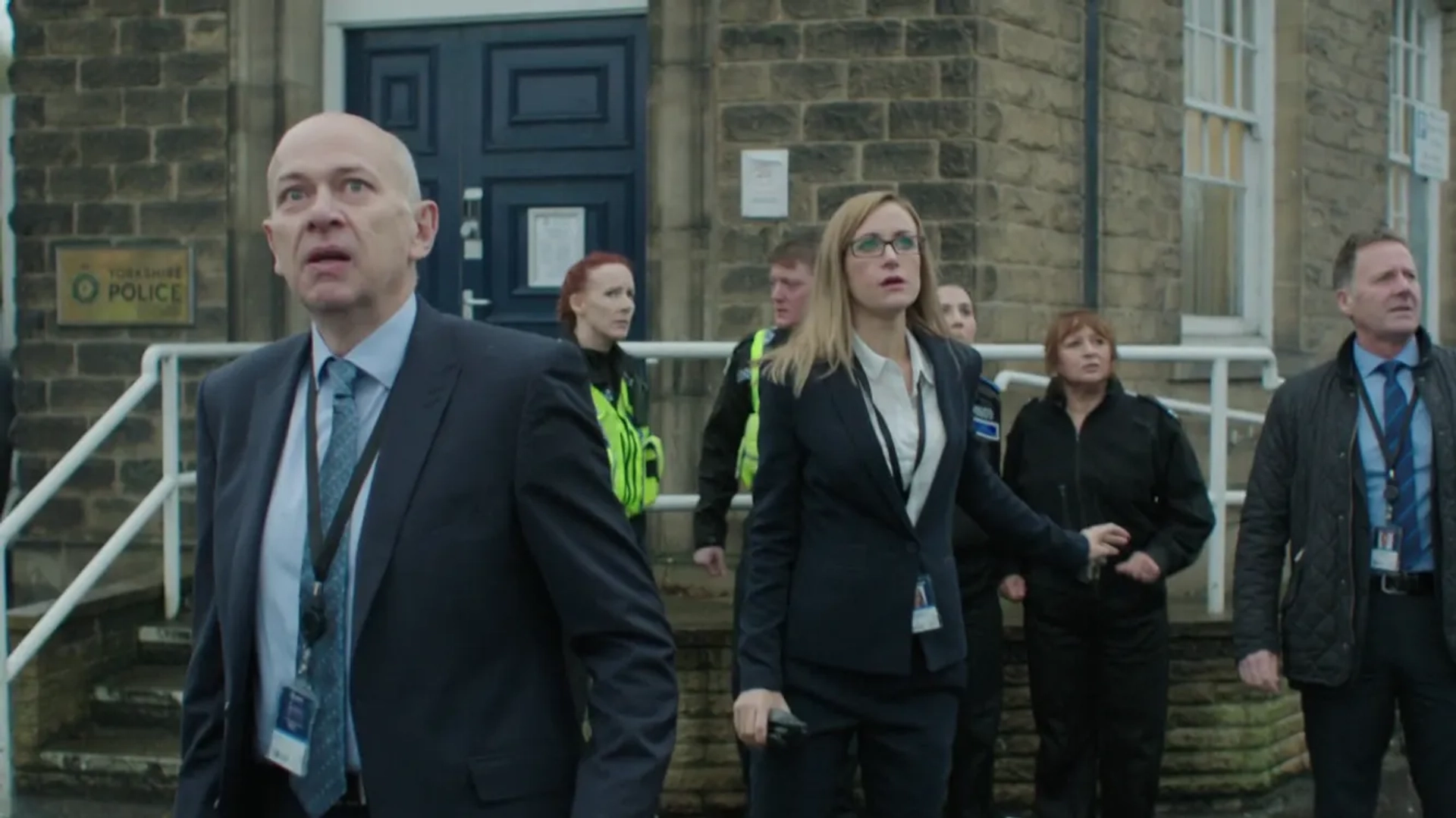 Ishia Bennison, Vincent Franklin, Katherine Kelly, and Charlie Murphy in Happy Valley (2014)