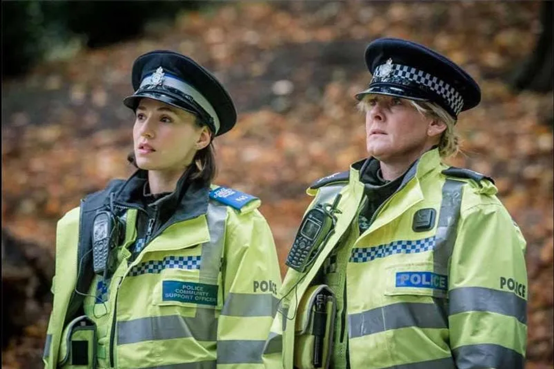 Sarah Lancashire, Sophie Rundle, and Charlie Murphy in Happy Valley (2014)