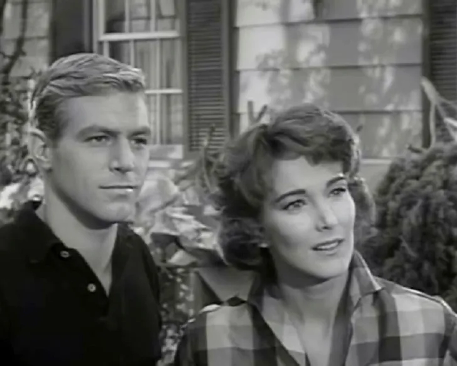 James Franciscus and Julie Adams in Alfred Hitchcock Presents (1955)