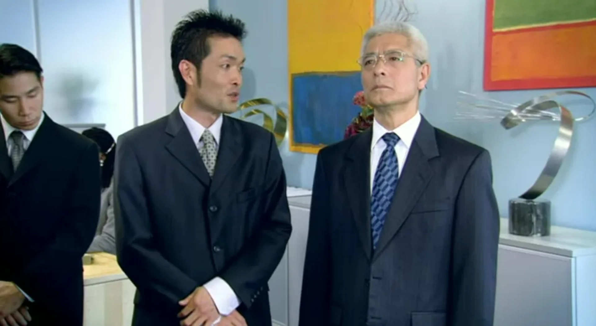 Togo Igawa and Takatsuna Mukai in The IT Crowd (2006)