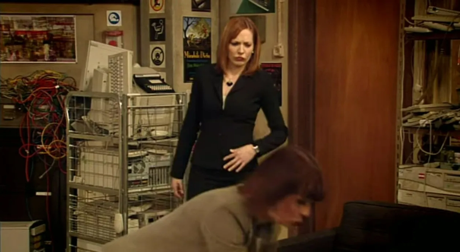 Laura Pyper and Katherine Parkinson in The IT Crowd (2006)