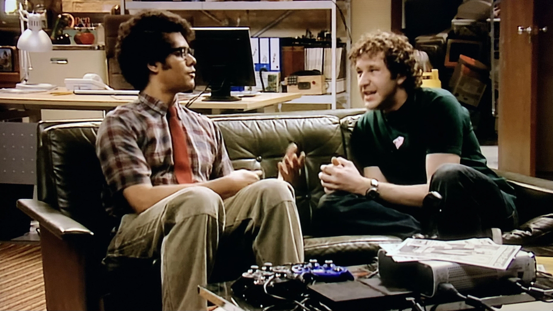 Chris O'Dowd and Richard Ayoade in The IT Crowd (2006)