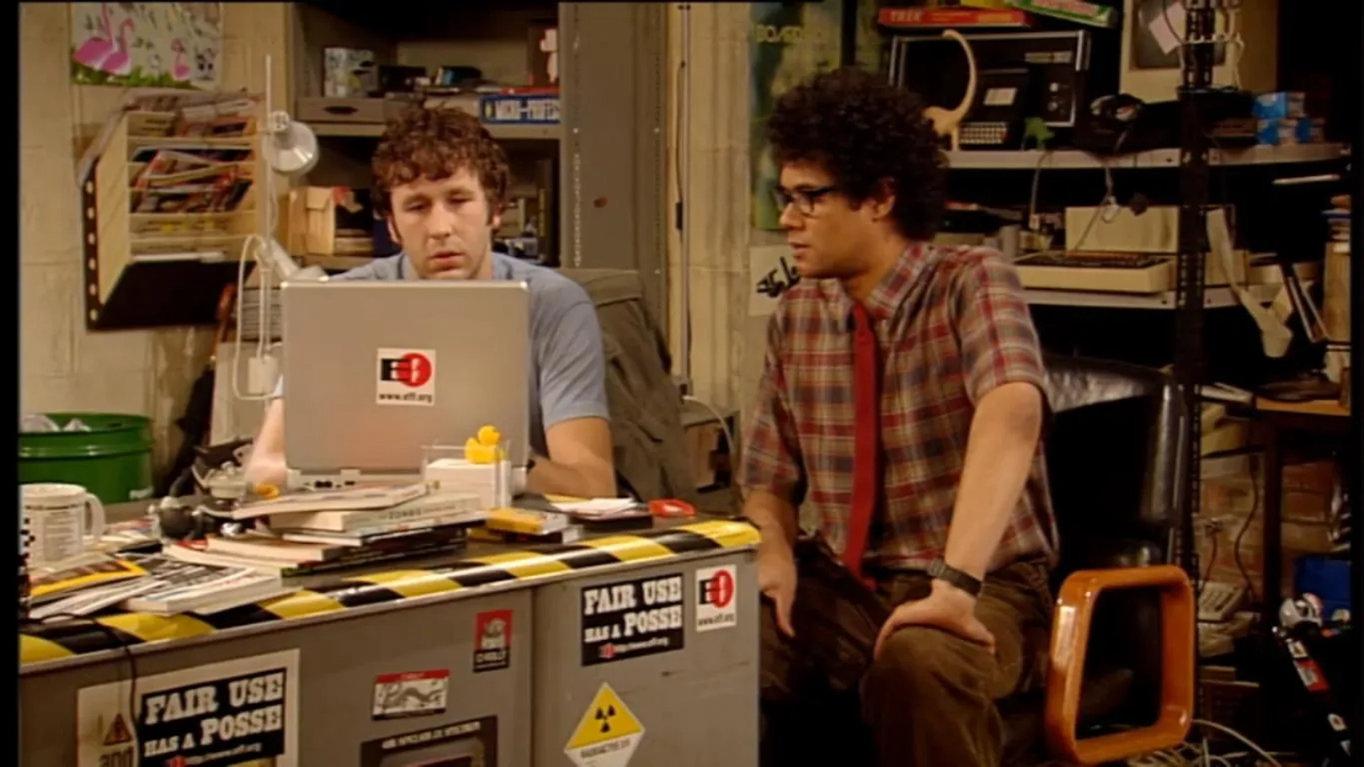 Chris O'Dowd and Richard Ayoade in The IT Crowd (2006)