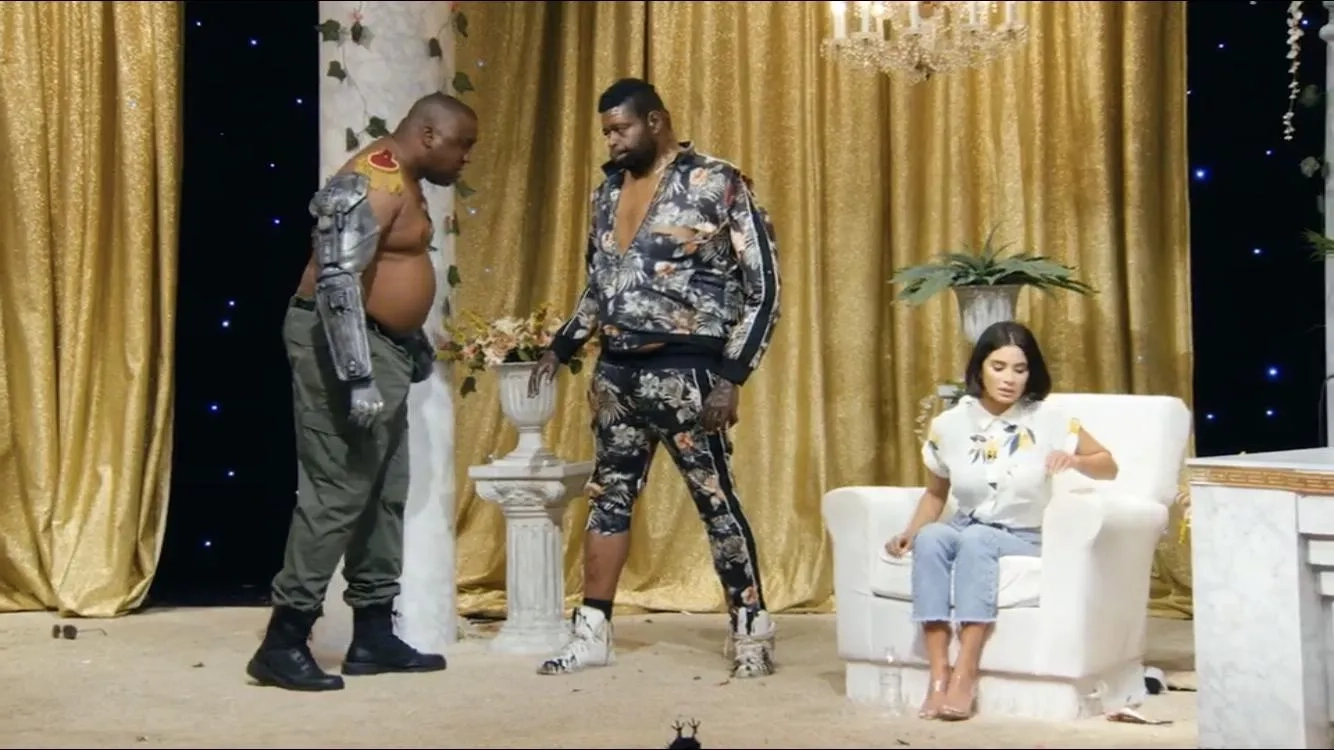 James Hazley, Aflamu Johnson, and Diane Guerrero in The Eric Andre Show: Lizzo Up (2020)