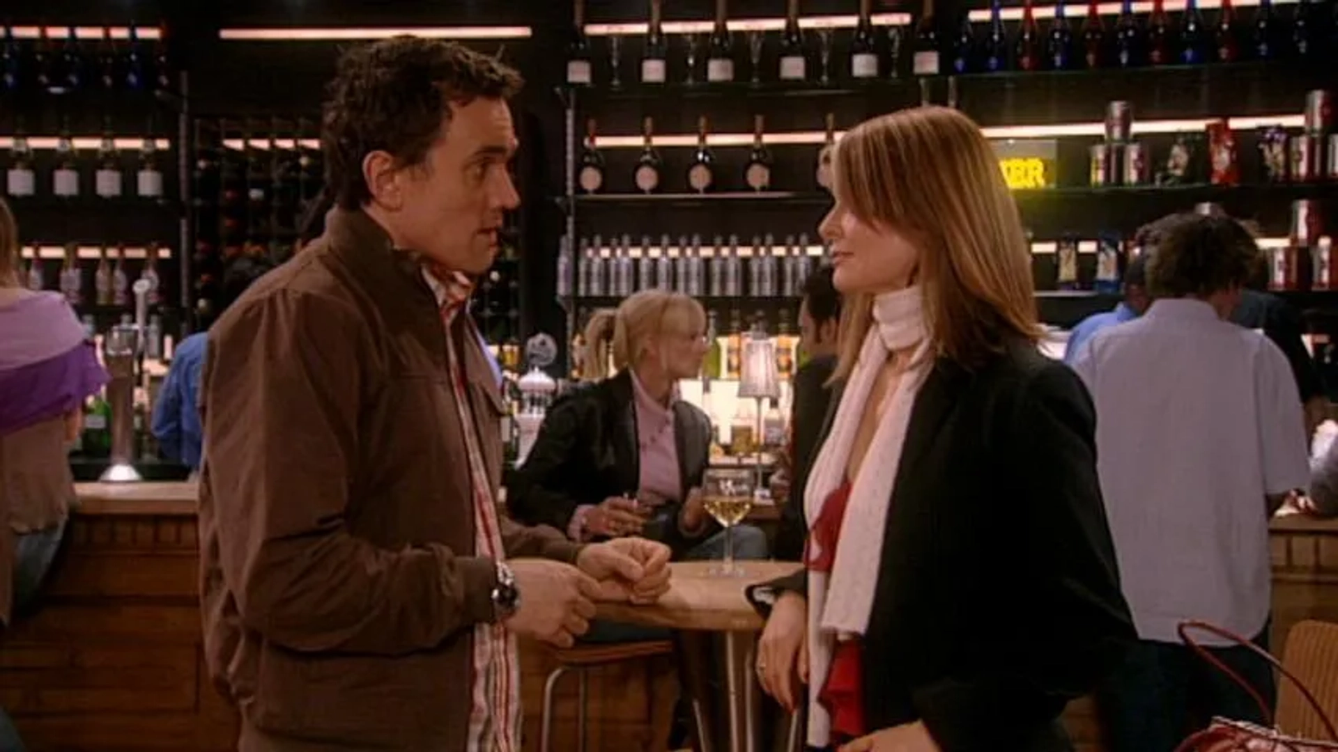 Kate Isitt and Ben Miles in Coupling (2000)