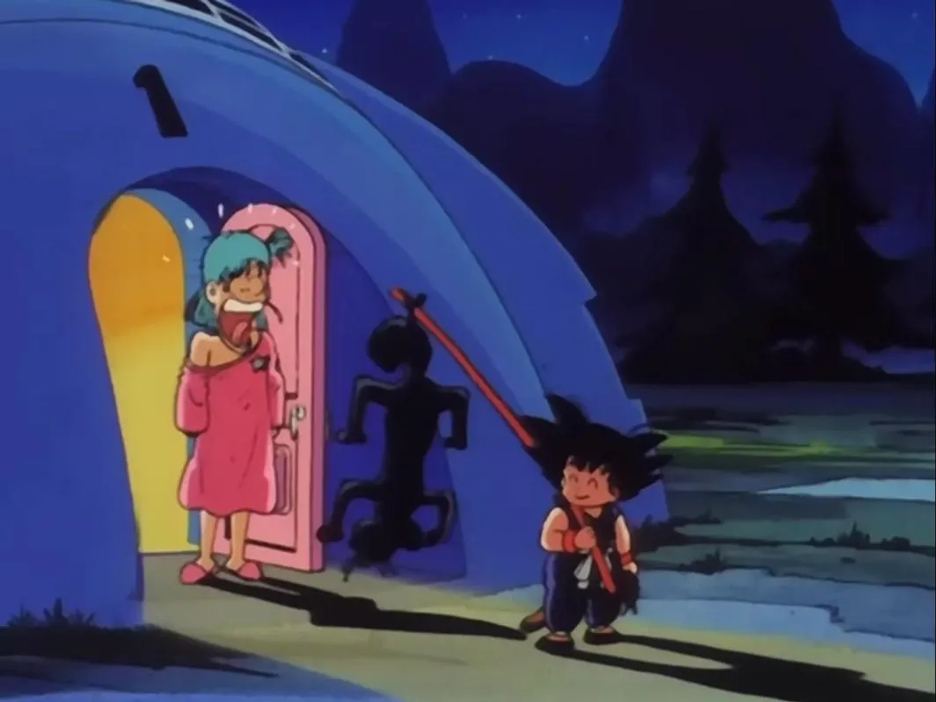 Masako Nozawa and Hiromi Tsuru in Dragon Ball (1986)