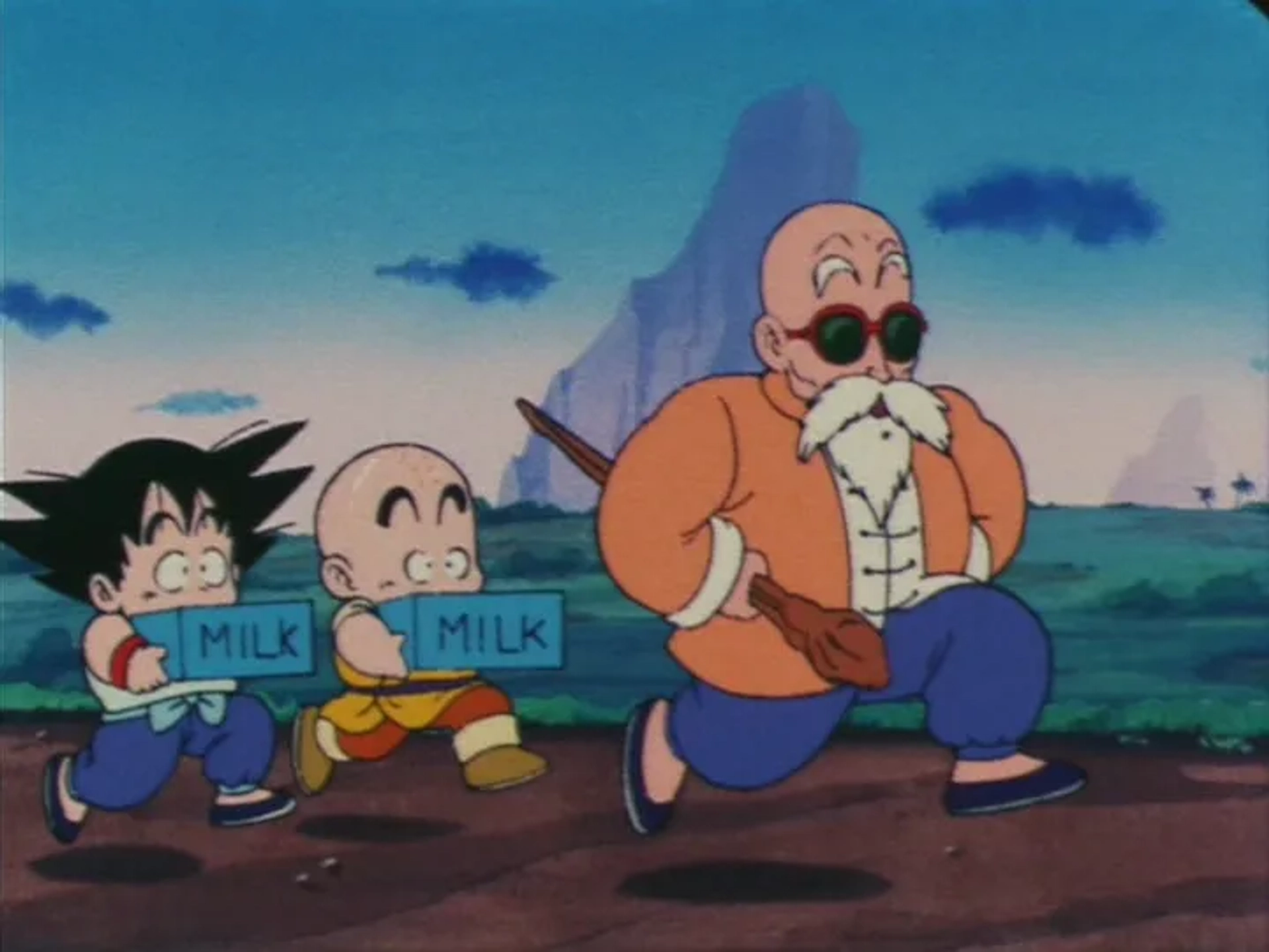 Kôhei Miyauchi, Masako Nozawa, and Mayumi Tanaka in Dragon Ball (1986)