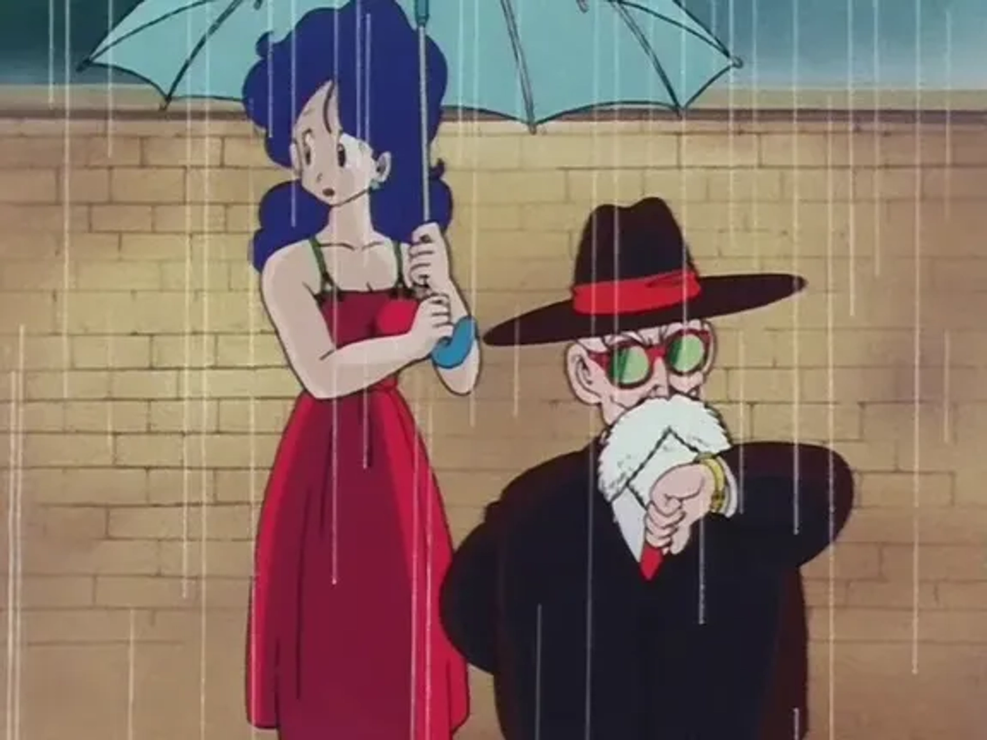 Mami Koyama and Clifton Wells in Dragon Ball (1986)