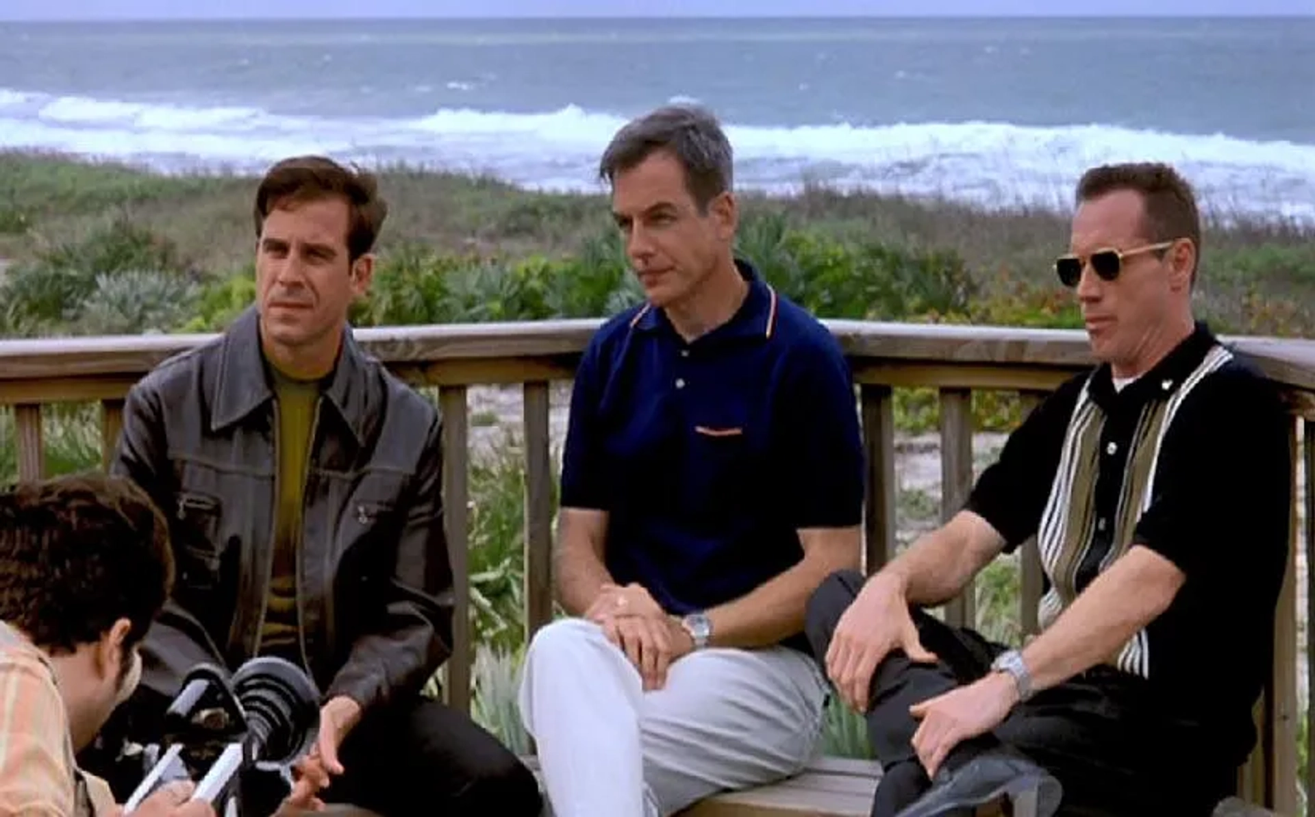 Mark Harmon, Fredric Lehne, and John Mese in From the Earth to the Moon (1998)