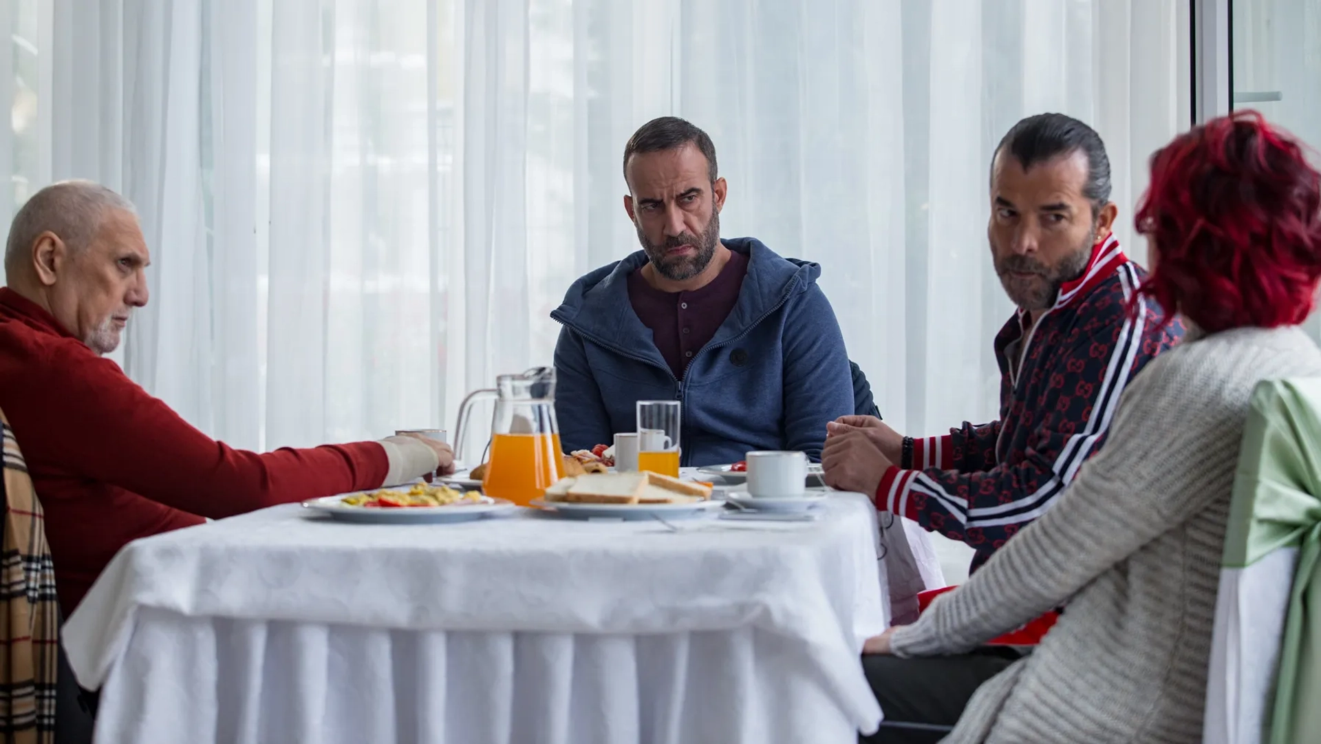 Doru Ana, Costel Cascaval, Serban Pavlu, and Andreea Vasile in Umbre: Episode #3.3 (2019)