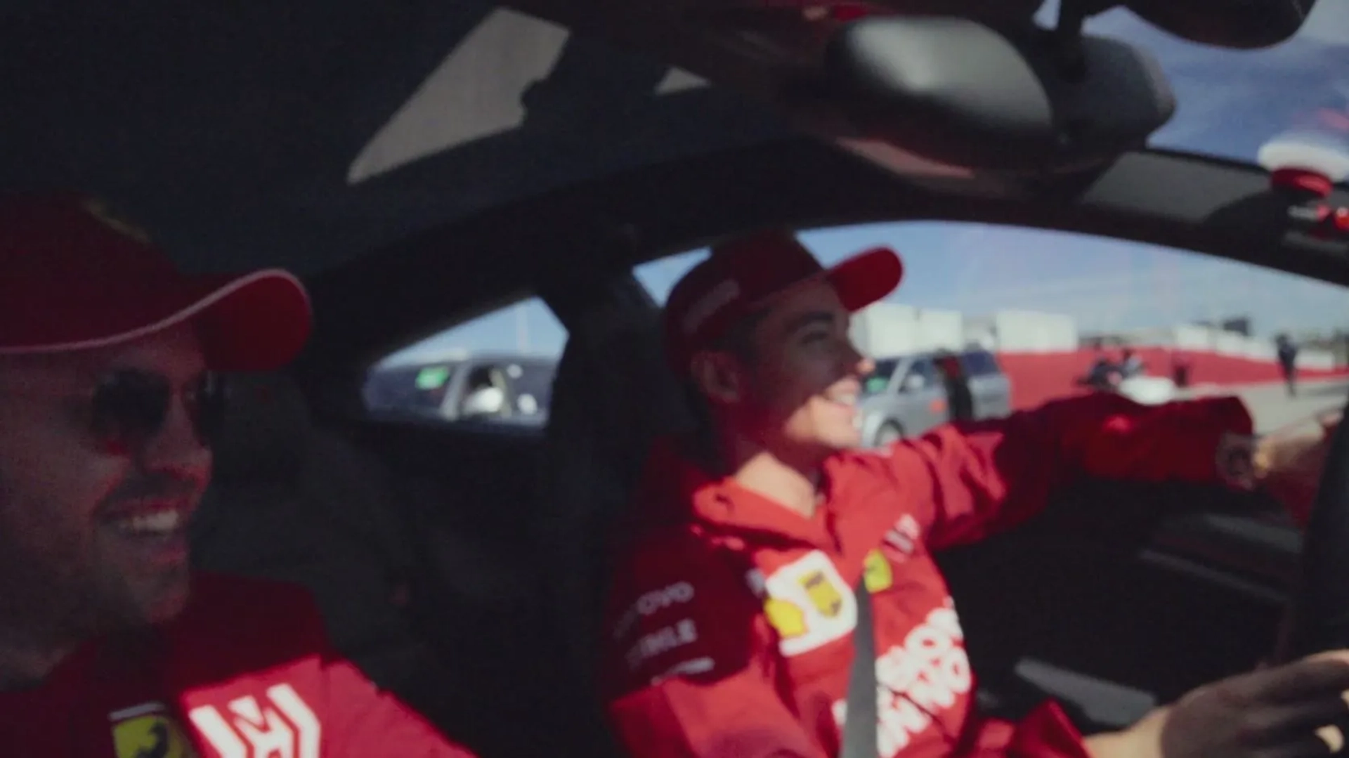 Sebastian Vettel and Charles Leclerc in Formula 1: Drive to Survive: Seeing Red (2020)