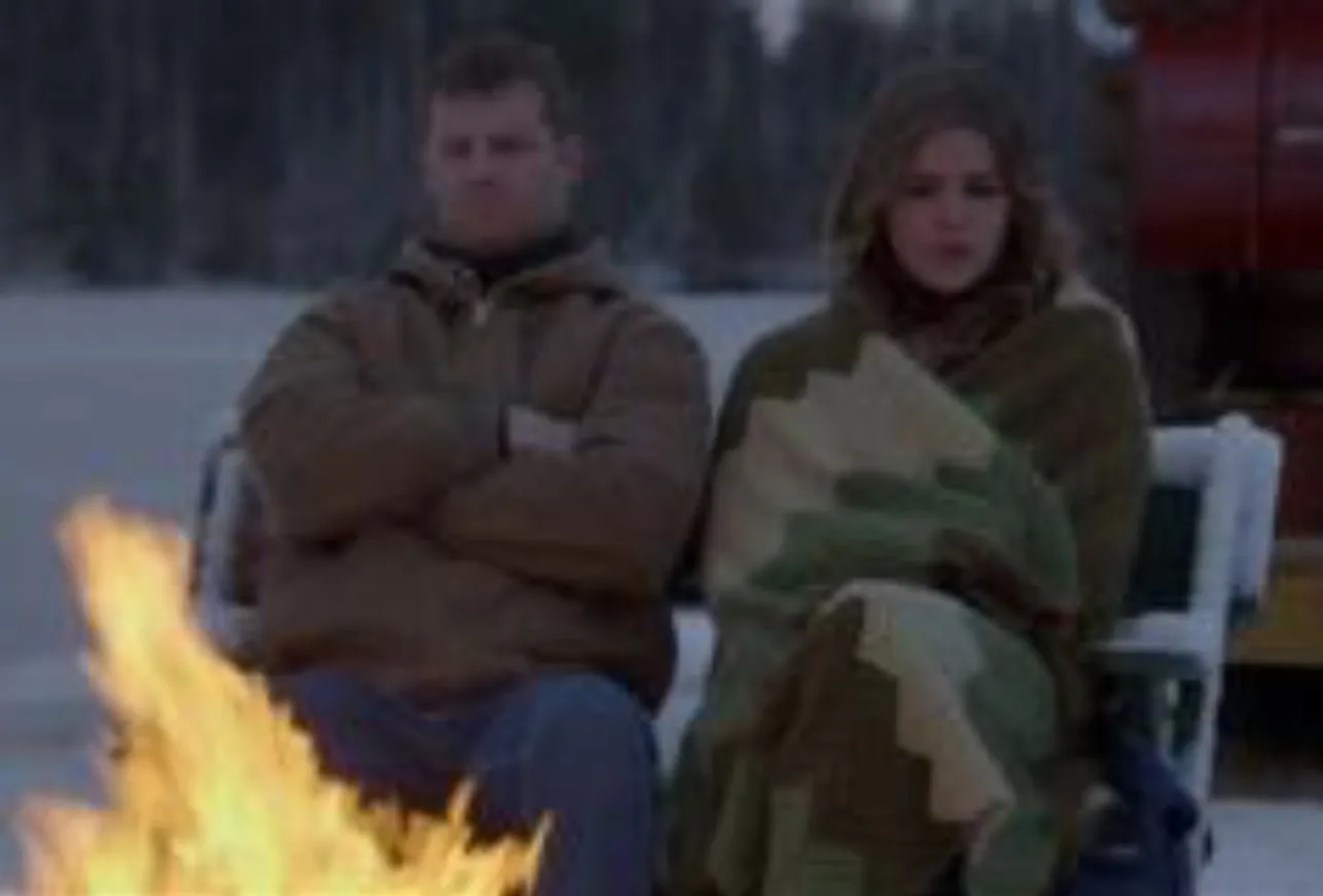 Kaniehtiio Horn and Jared Keeso in Letterkenny (2016)