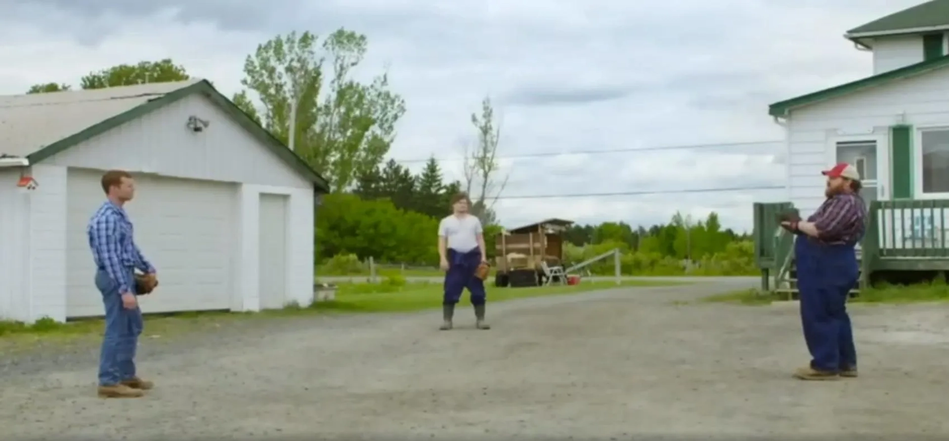 K. Trevor Wilson, Jared Keeso, and Nathan Dales in Letterkenny (2016)