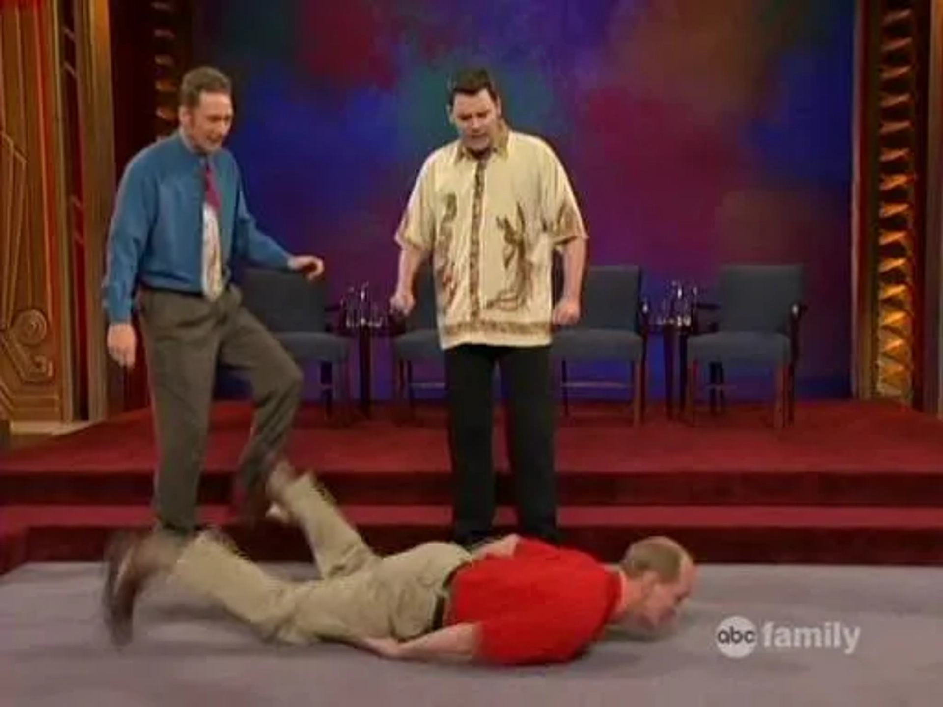 Colin Mochrie, Brad Sherwood, and Ryan Stiles in Whose Line Is It Anyway? (1998)