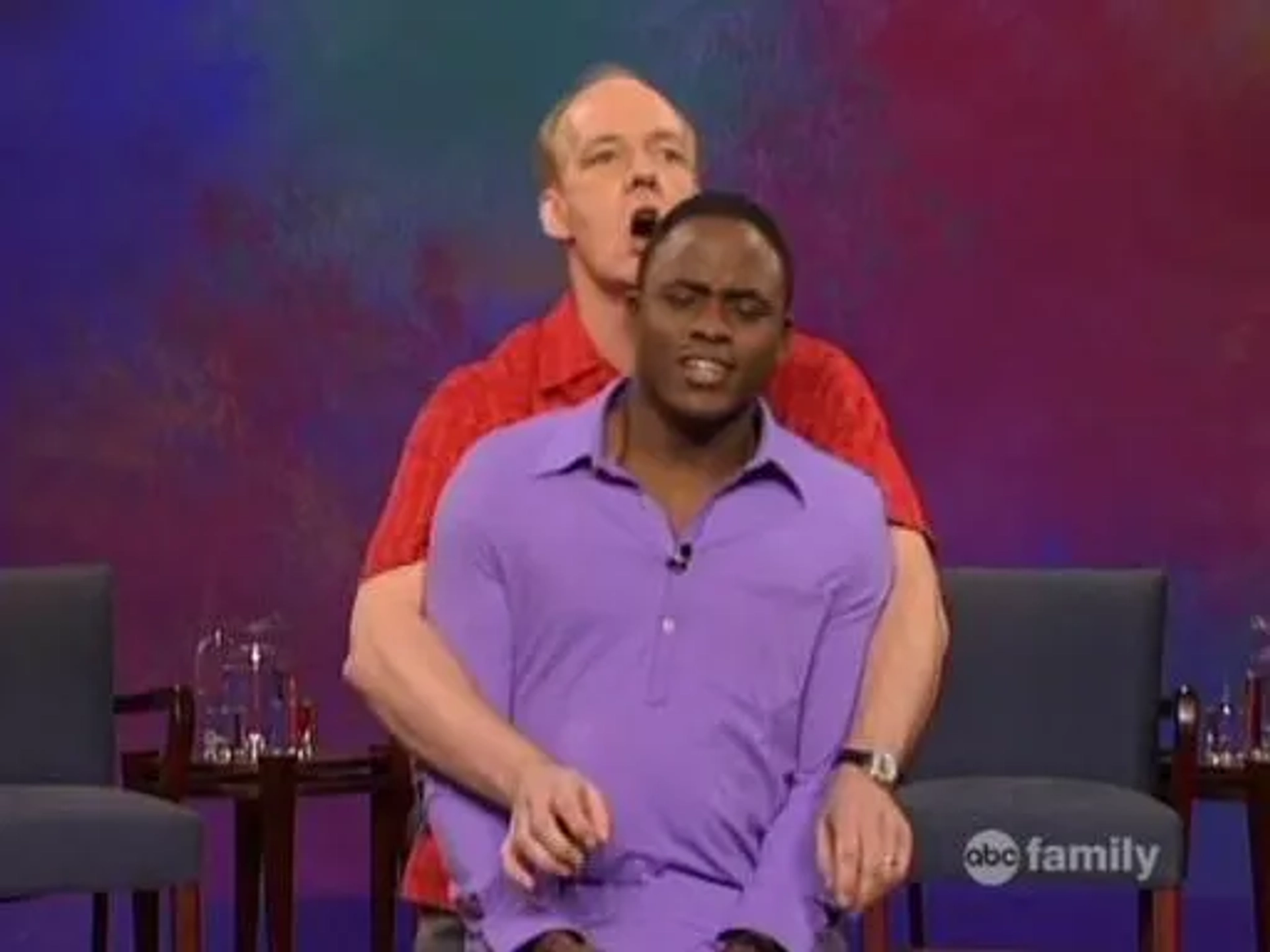 Wayne Brady and Colin Mochrie in Whose Line Is It Anyway? (1998)